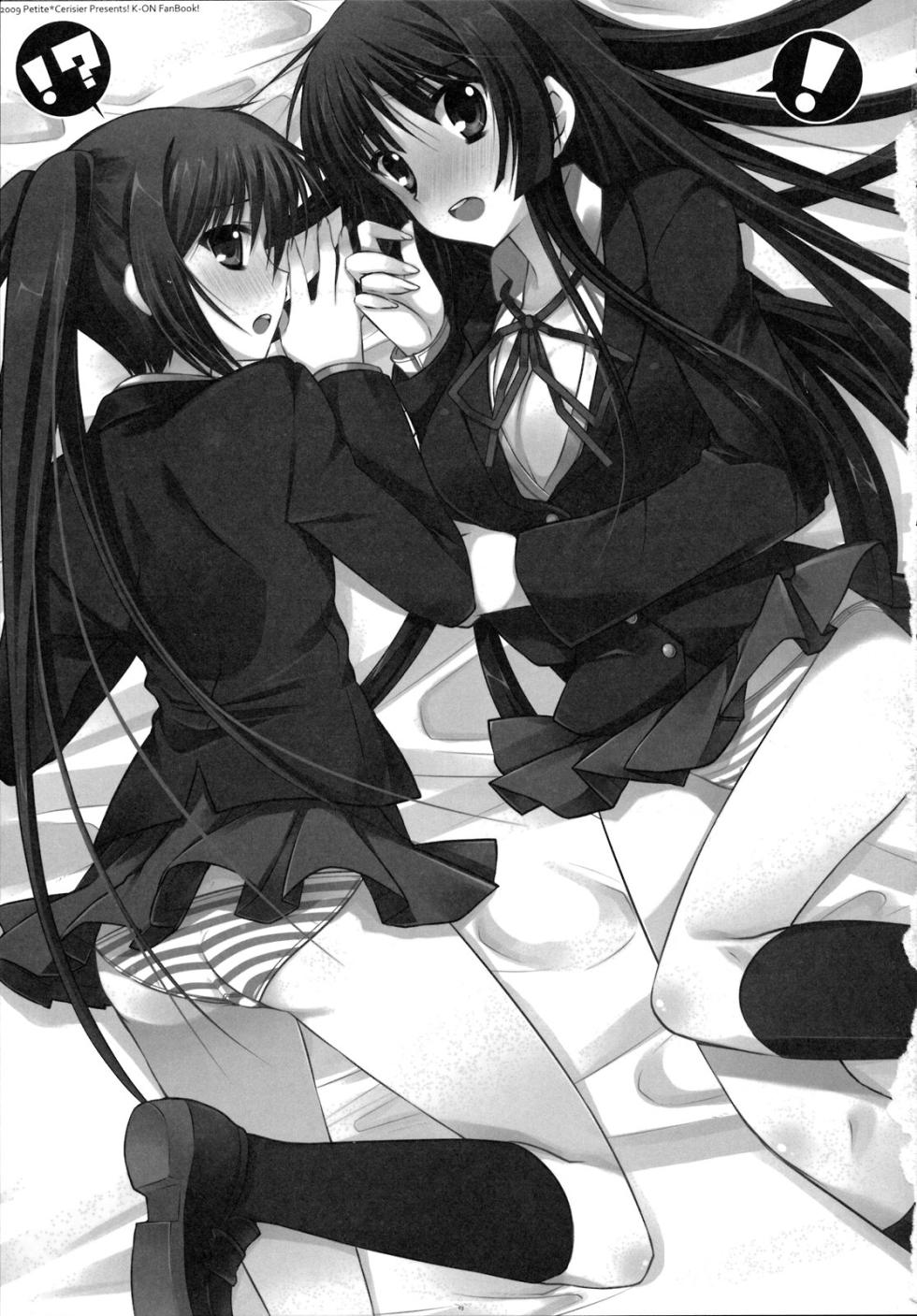 [Petite*Cerisier (Sakura Hanpen)] Azu-Mio!? (K-ON!) [Chinese][IC个人汉化] - Page 2
