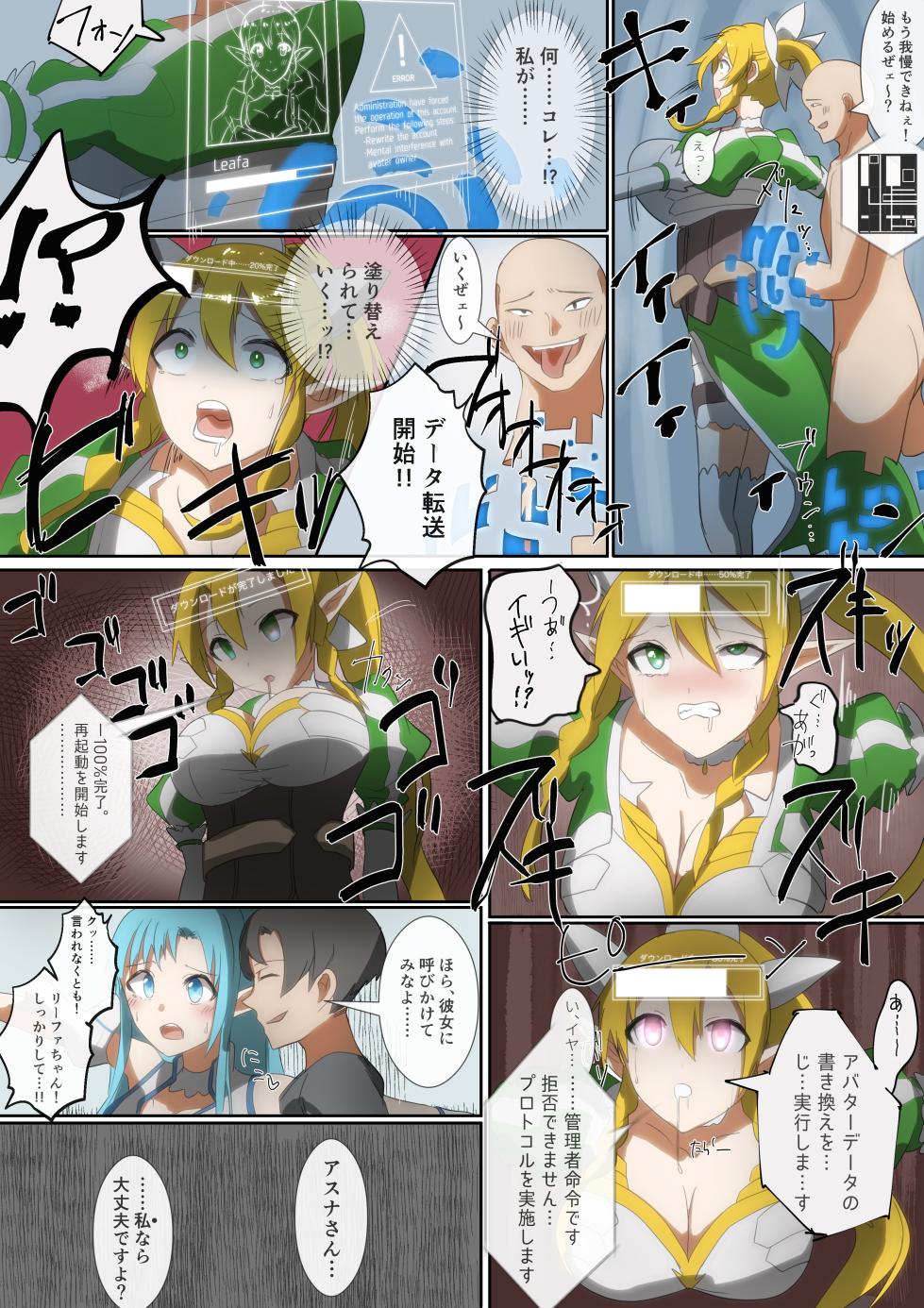 [Hyoui Lover (Rim)] SAO Asuna & Leafa Body Jack - Page 3