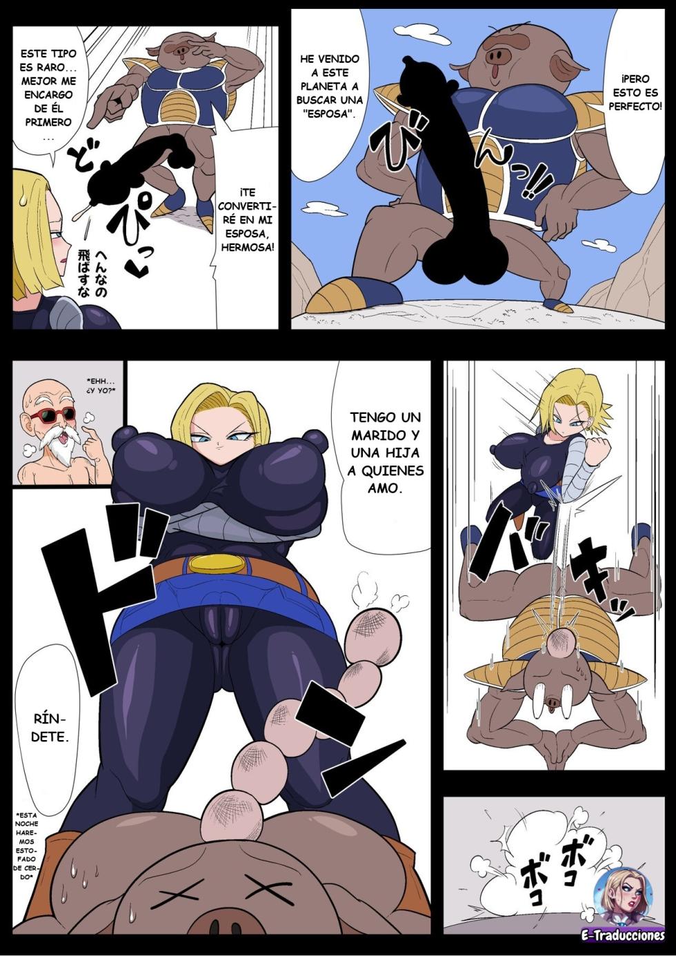 [Ero Doukoukai] Saimin 18-gou｜N° 18 Hipnotizada (Dragon Ball Z) [Spanish] [E-Traducciones] [Digital] - Page 5