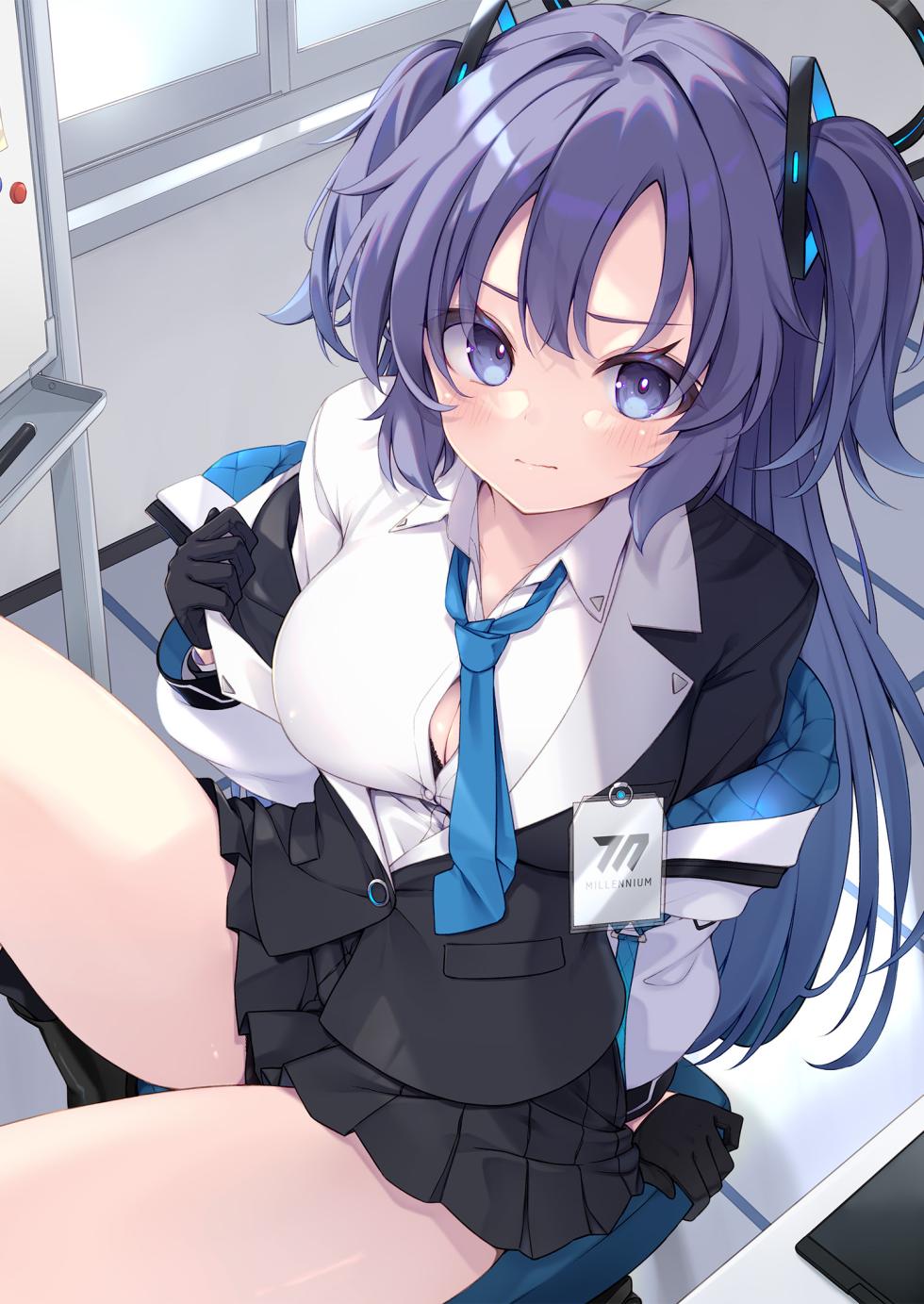 [Tuned by AIU (Aiu)] Oshikake Jealousy (Blue Archive) [Chinese] [半山世德x油豆腐拌面双人汉化] [Digital] - Page 2