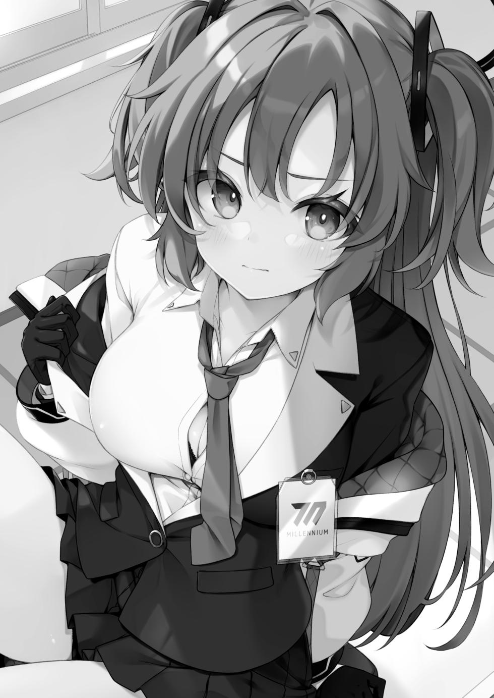 [Tuned by AIU (Aiu)] Oshikake Jealousy (Blue Archive) [Chinese] [半山世德x油豆腐拌面双人汉化] [Digital] - Page 3