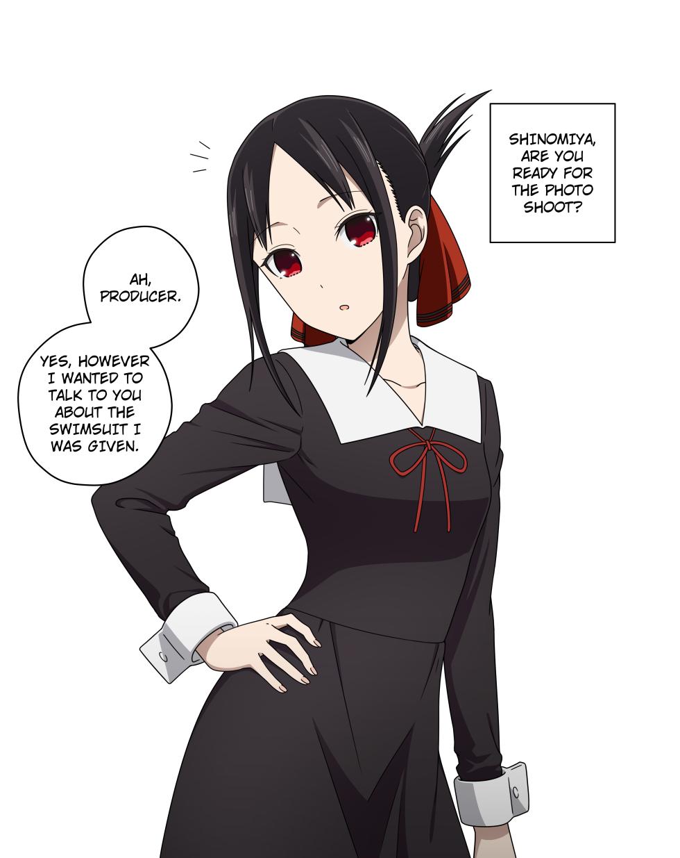 [Coro Fae] Shinomiya Kaguya's Swimsuit Photo Shoot - Part 1 - Page 1