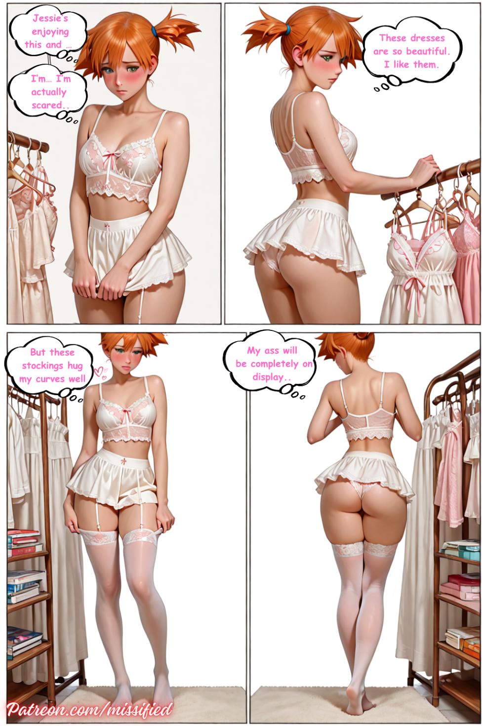 [Missified] Ashey's Evolution - Chapter 3 - Double Trouble [AI Generated] [Digital] - Page 17