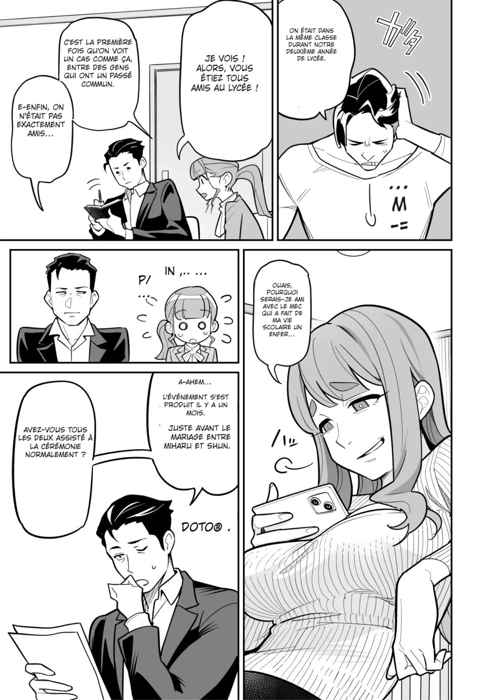 [Ame no Machi (Swap Kinoko)] Tamashii Irekawari Genshou - Case 2 Honda Miharu no Baai [Digital] [french] - Page 15