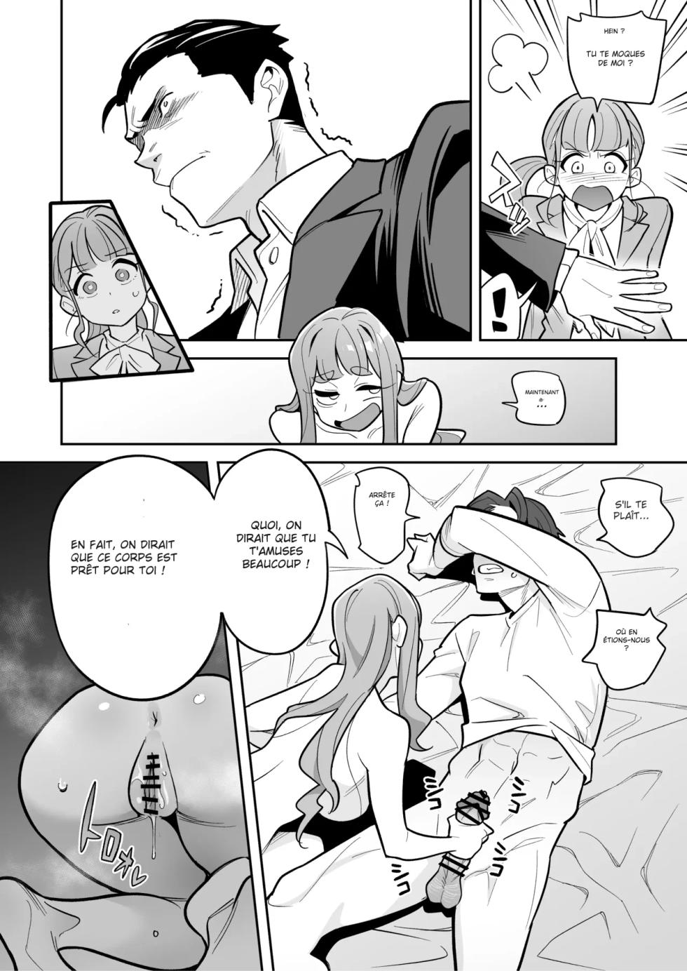 [Ame no Machi (Swap Kinoko)] Tamashii Irekawari Genshou - Case 2 Honda Miharu no Baai [Digital] [french] - Page 35