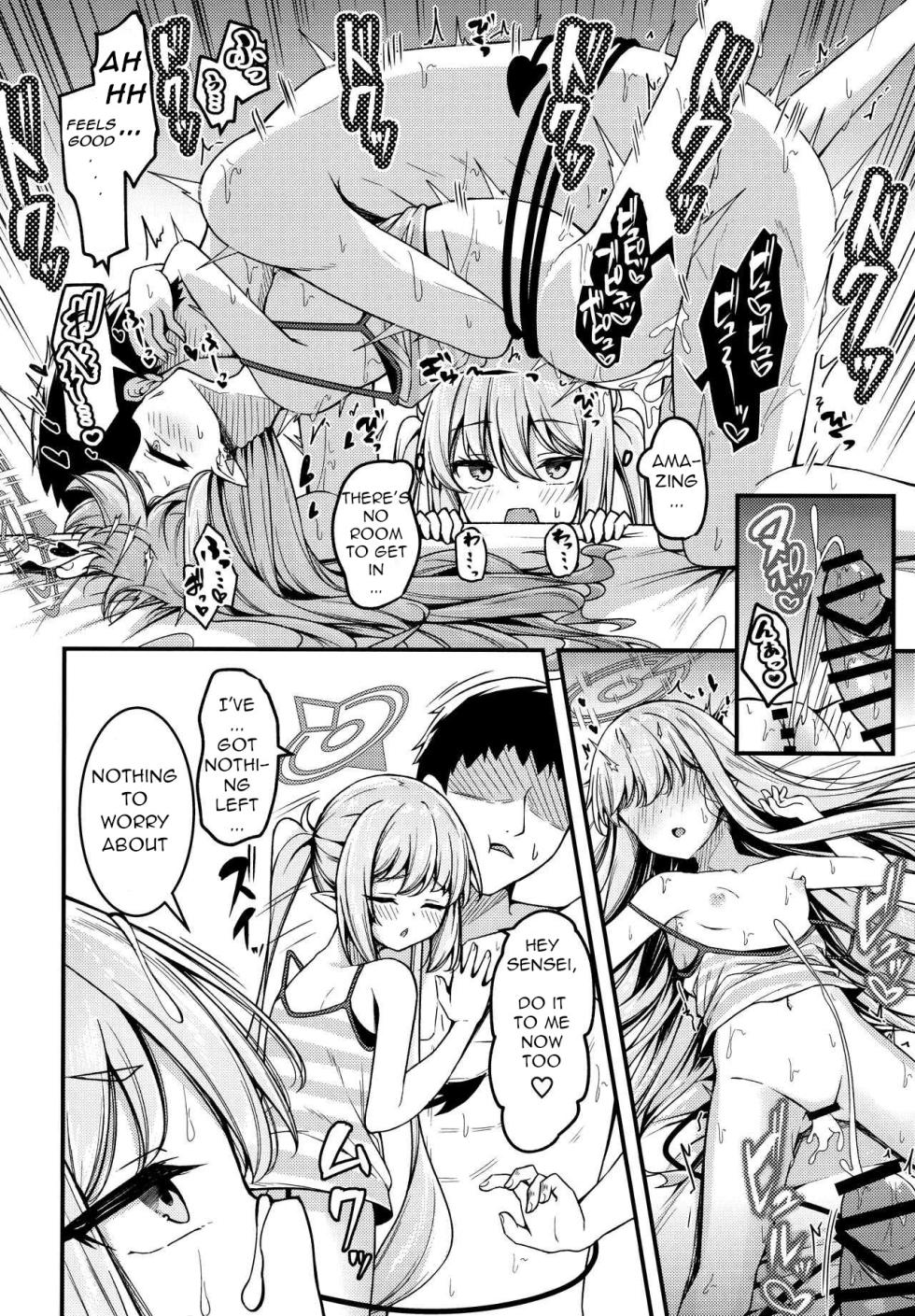 (COMIC1☆25) [Tsukuten (Madoka Tsukumo)] Shupogaki o Wakaraseru Tsumori ga Gyaku ni Hamarareta Hanashi (Blue Archive) [English] - Page 23