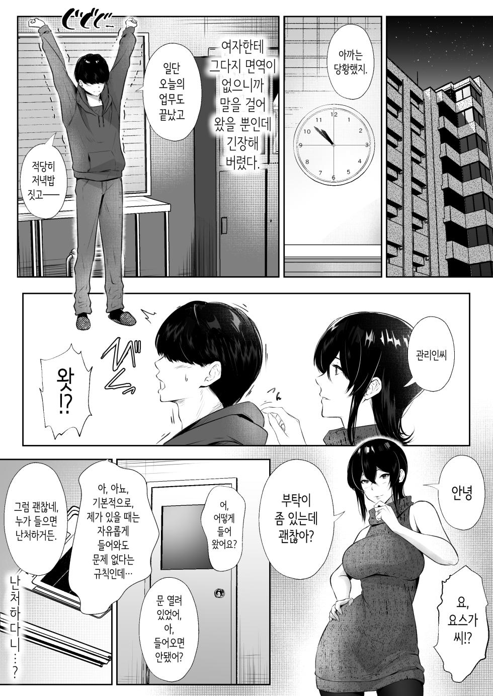[Arai Arata] 이 맨션에는 보지를 쓰게 해주는 유부녀가 있다 [Korean] - Page 4