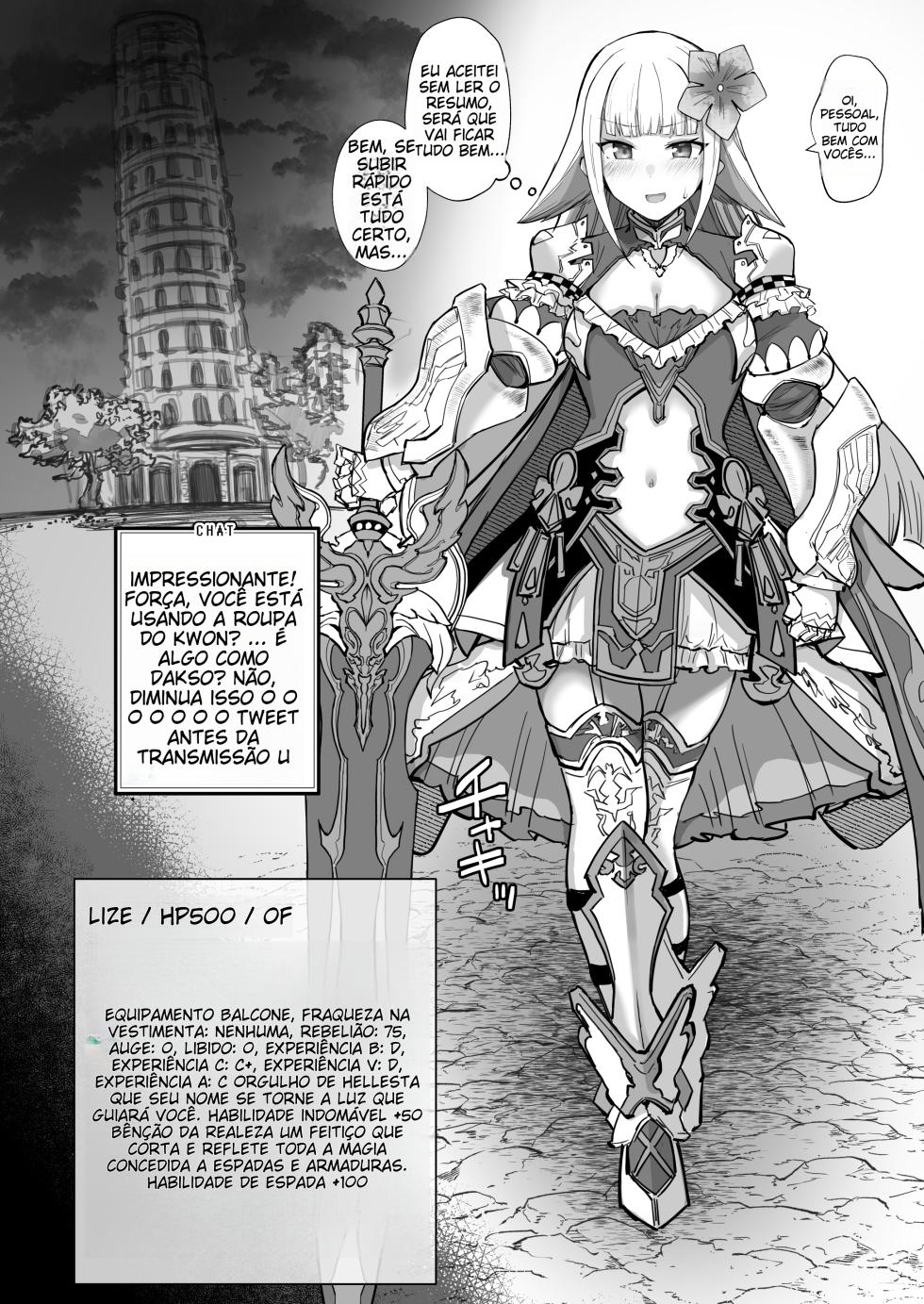 [30min-5000yen (Kagami Uekusa)] Niji Ero Trap Dungeon Bu 1.5  (Lize Helesta) [Portuguese-BR] [Digital] (TR-212) - Page 5