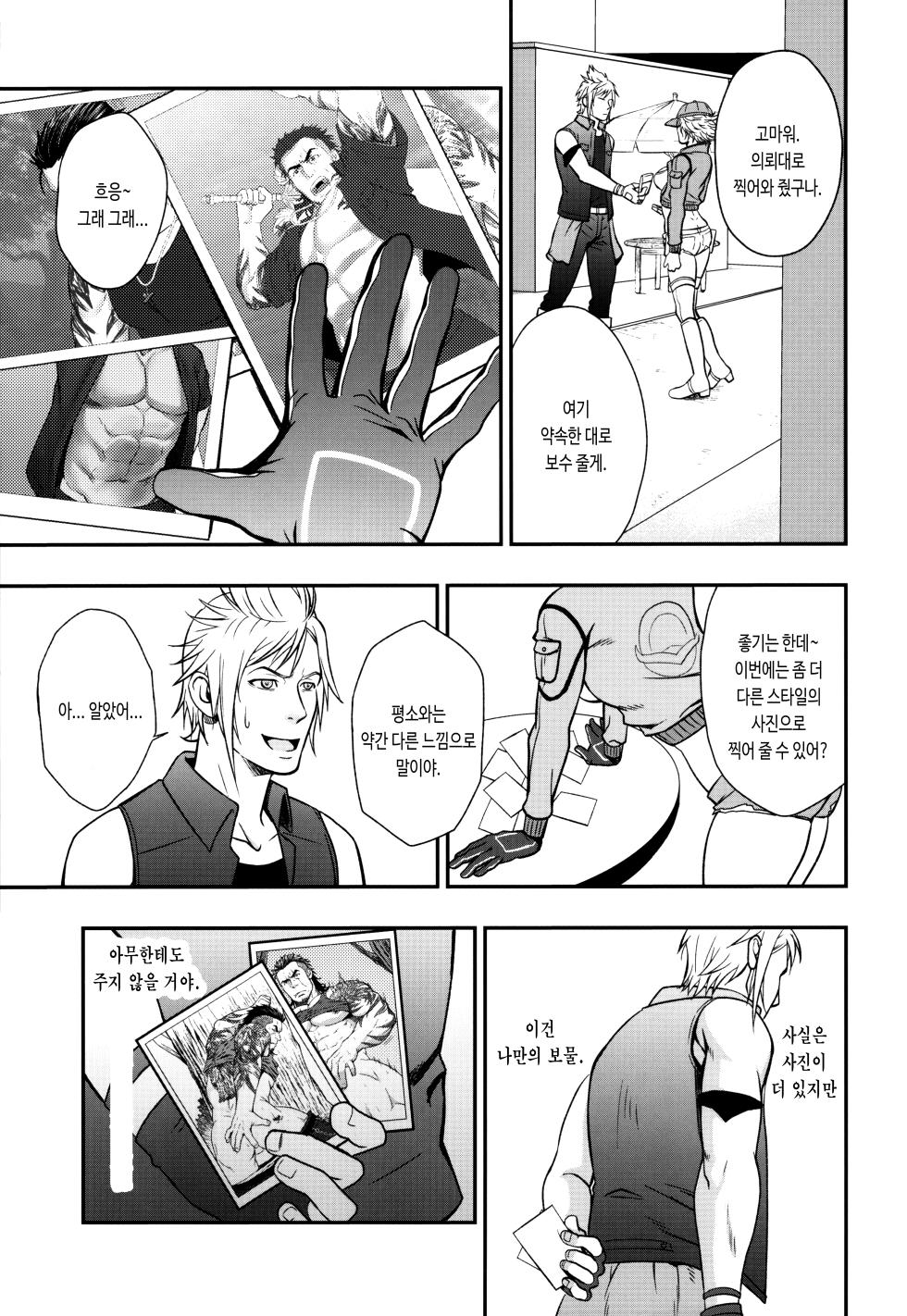 (C91) [RYCANTHROPY (Mizuki Gai)] SCUTUM (Final Fantasy XV) [Korean] - Page 28