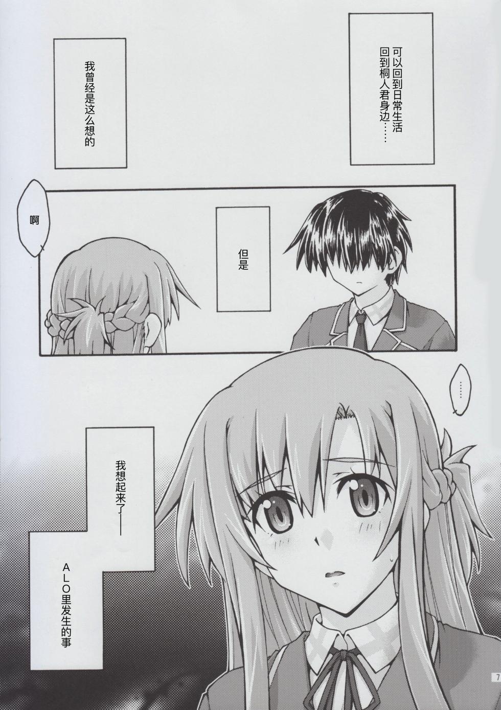 [sandglass (Uyuu Atsuno)] ochiru -asuna2- (Sword Art Online) [Chinese] [B_Meow个人汉化] - Page 6