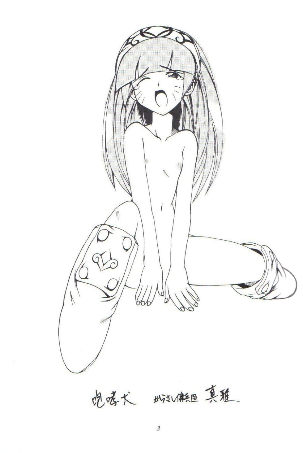 (C59) [Karakishi Youhei-dan Shinga (Various)] Houkouken (Naruto) [Chinese][木头个人汉化] - Page 2