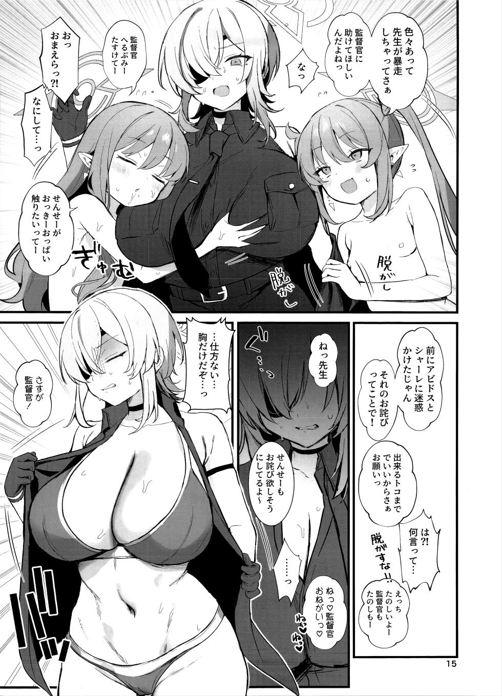 (C106) [Bishojojisan (Bisho Oji)] Highlander Shuposhupo Renketsu Jiken (Blue Archive) - Page 14