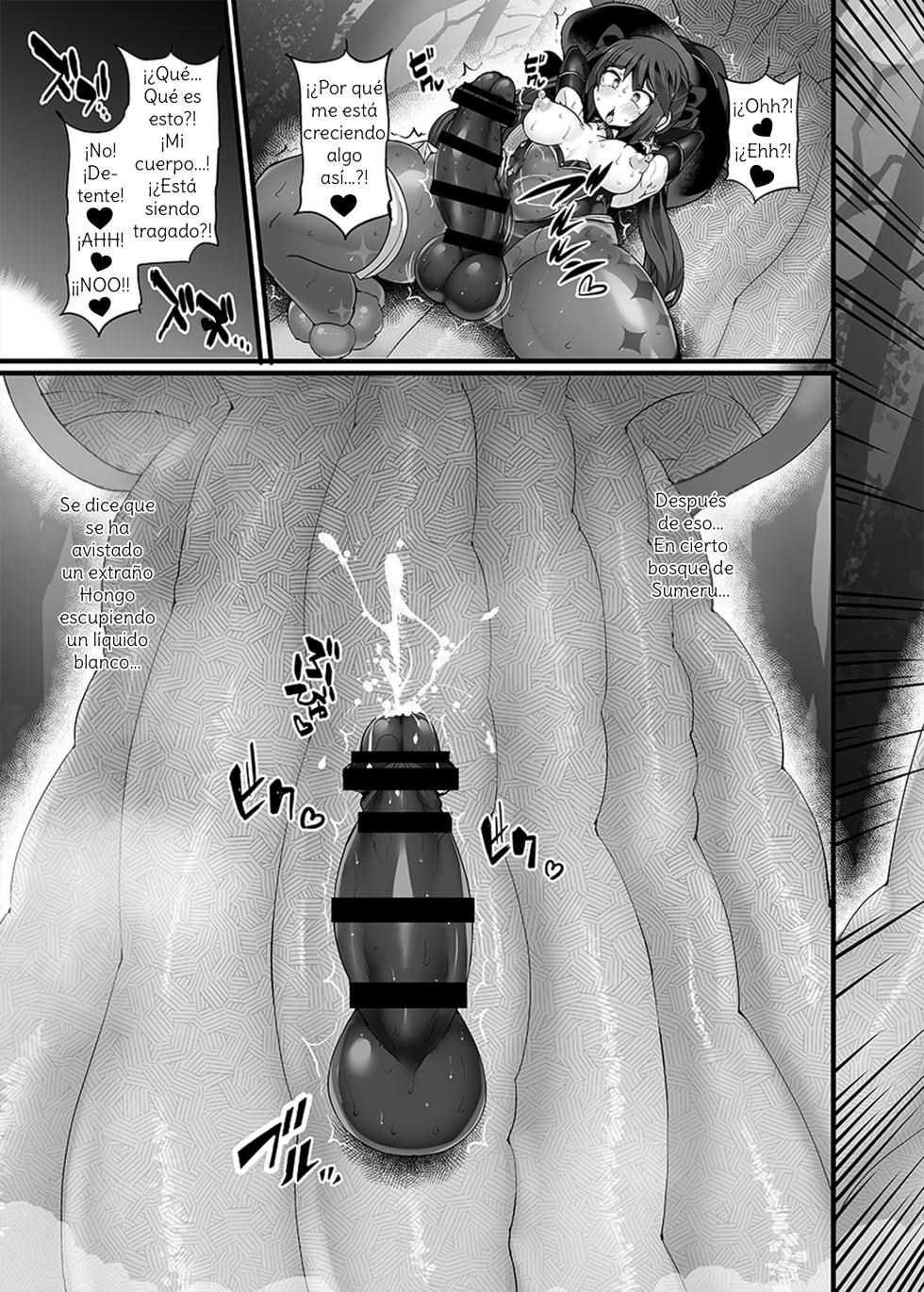 [Stapspats (Hisui)] Idainaru Senseijutsushi no Watashi ga Kinokon Gotoki ni Makeru Hazu ga Arimasen. | No hay forma que yo, la gran Astróloga, pueda ser derrotada por un Hongo. (Genshin Impact) [Spanish] [Digital] - Page 20