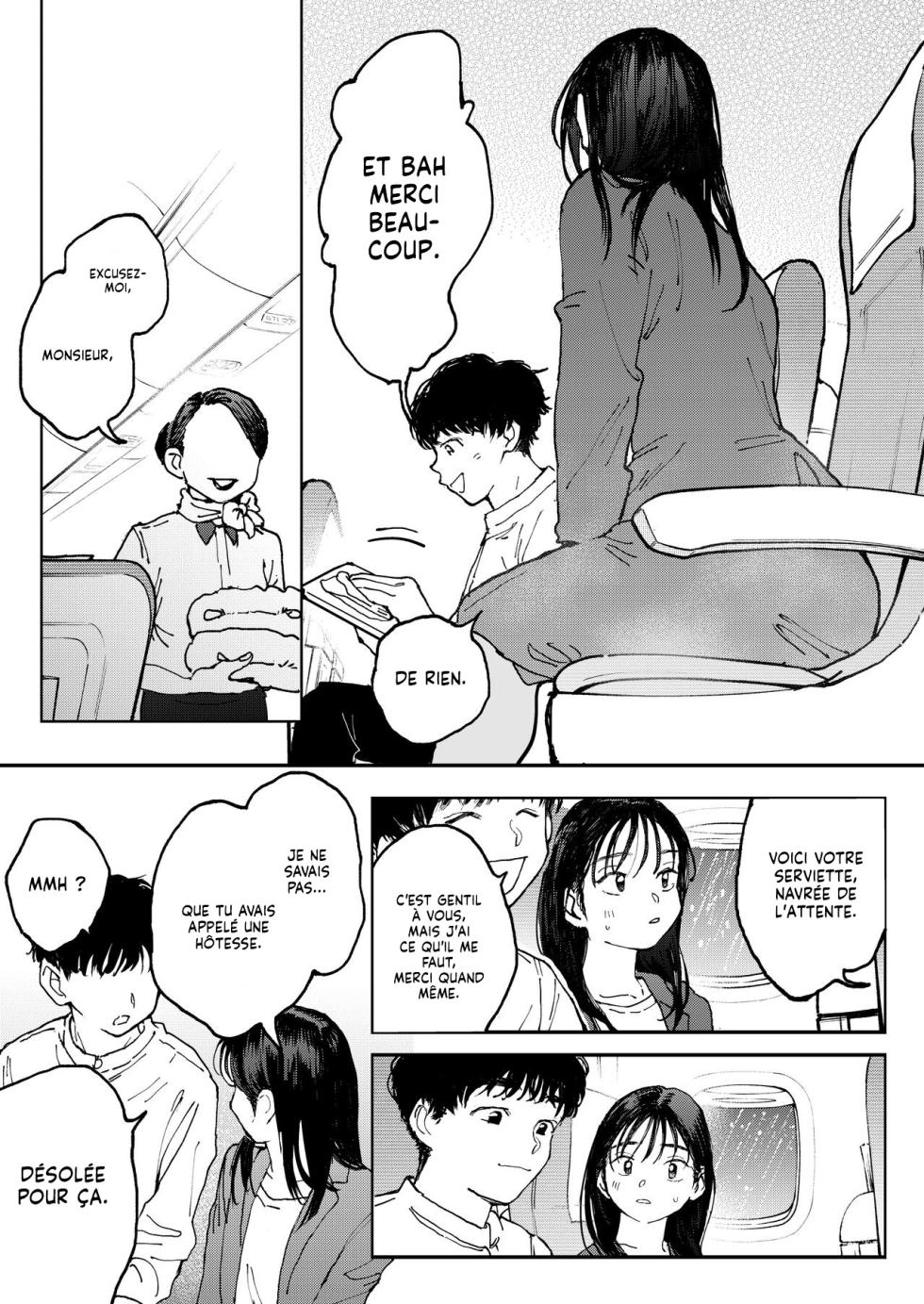[Denbu Momo] Muramura OL-san wa Hikouki no Naka demo Seiyoku o Mitashitai | Une jeune Femme veut assouvir son Fantasme dans un avion [French] [Lopxi] [Digital] - Page 6