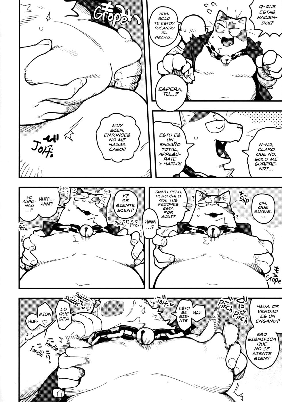 (Kansai Kemoket 9) [Rubber Cup Boys (INAX)] Do people who say how "Food is Delicious" a lot really have sensitive nipples?! [Spanish] - Page 6
