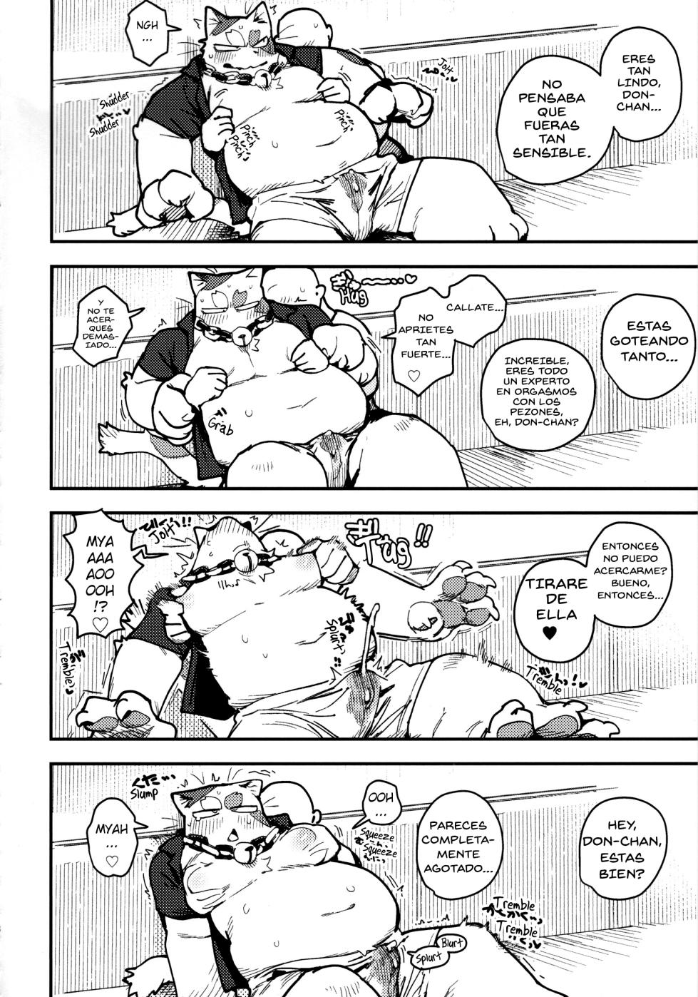 (Kansai Kemoket 9) [Rubber Cup Boys (INAX)] Do people who say how "Food is Delicious" a lot really have sensitive nipples?! [Spanish] - Page 10
