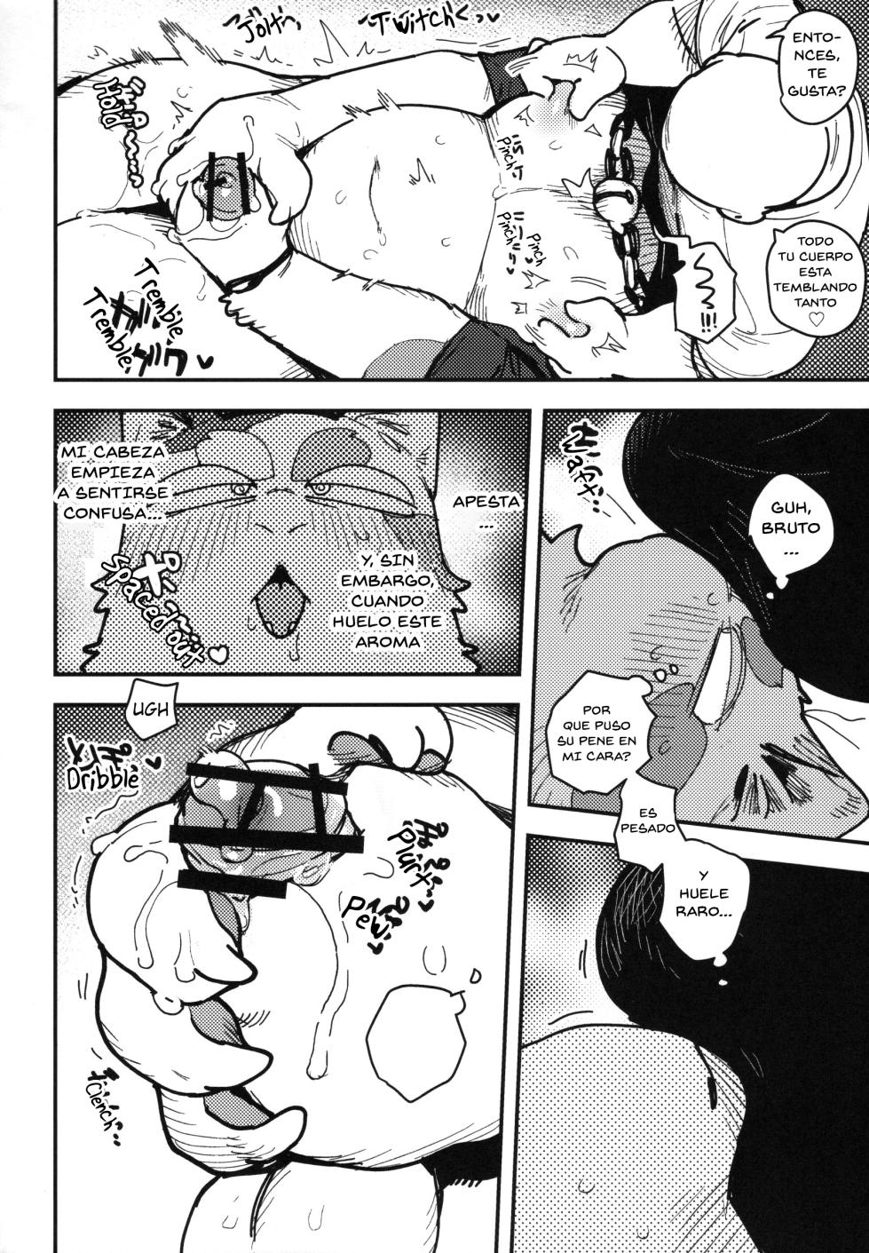 (Kansai Kemoket 9) [Rubber Cup Boys (INAX)] Do people who say how "Food is Delicious" a lot really have sensitive nipples?! [Spanish] - Page 16
