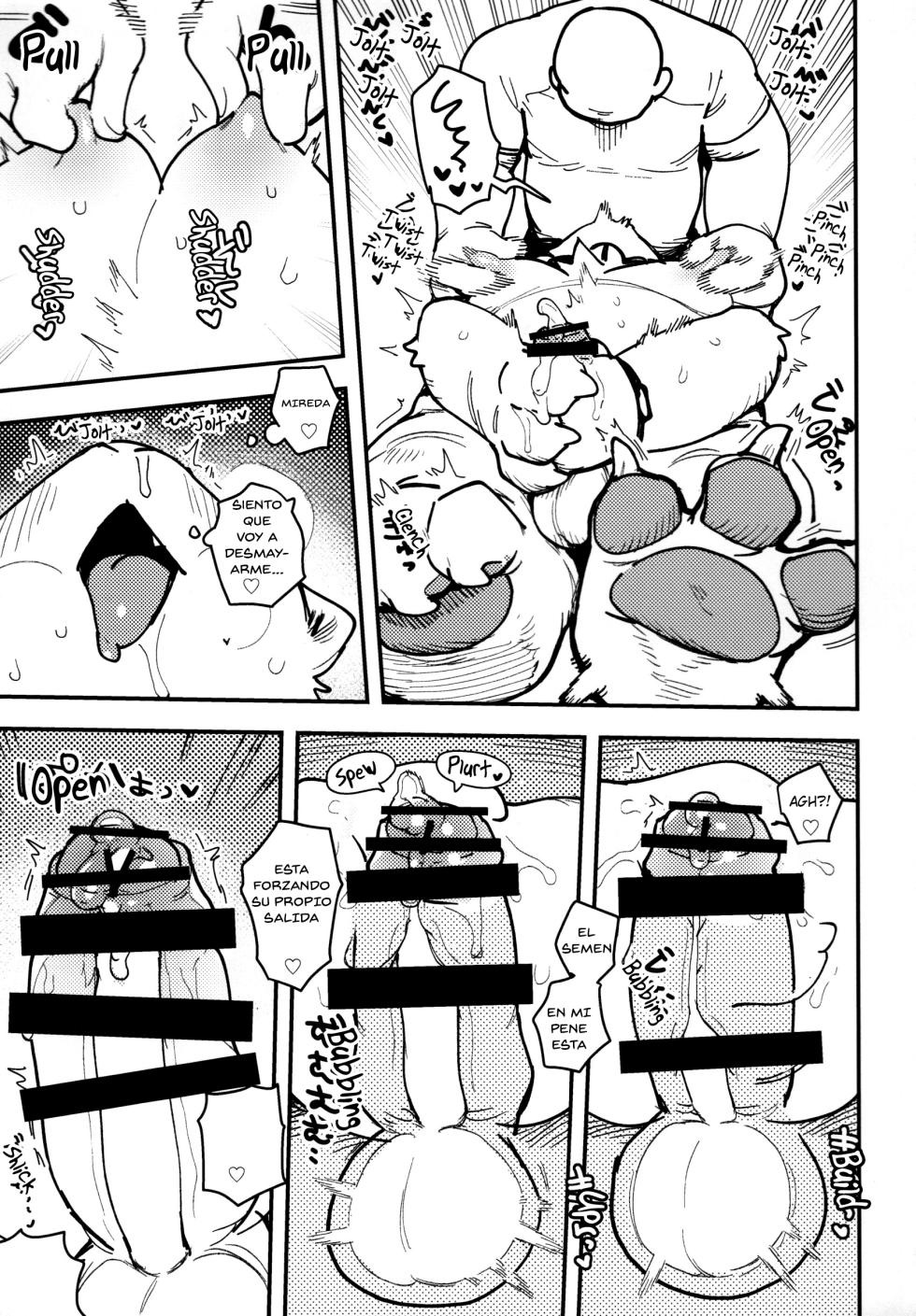 (Kansai Kemoket 9) [Rubber Cup Boys (INAX)] Do people who say how "Food is Delicious" a lot really have sensitive nipples?! [Spanish] - Page 17