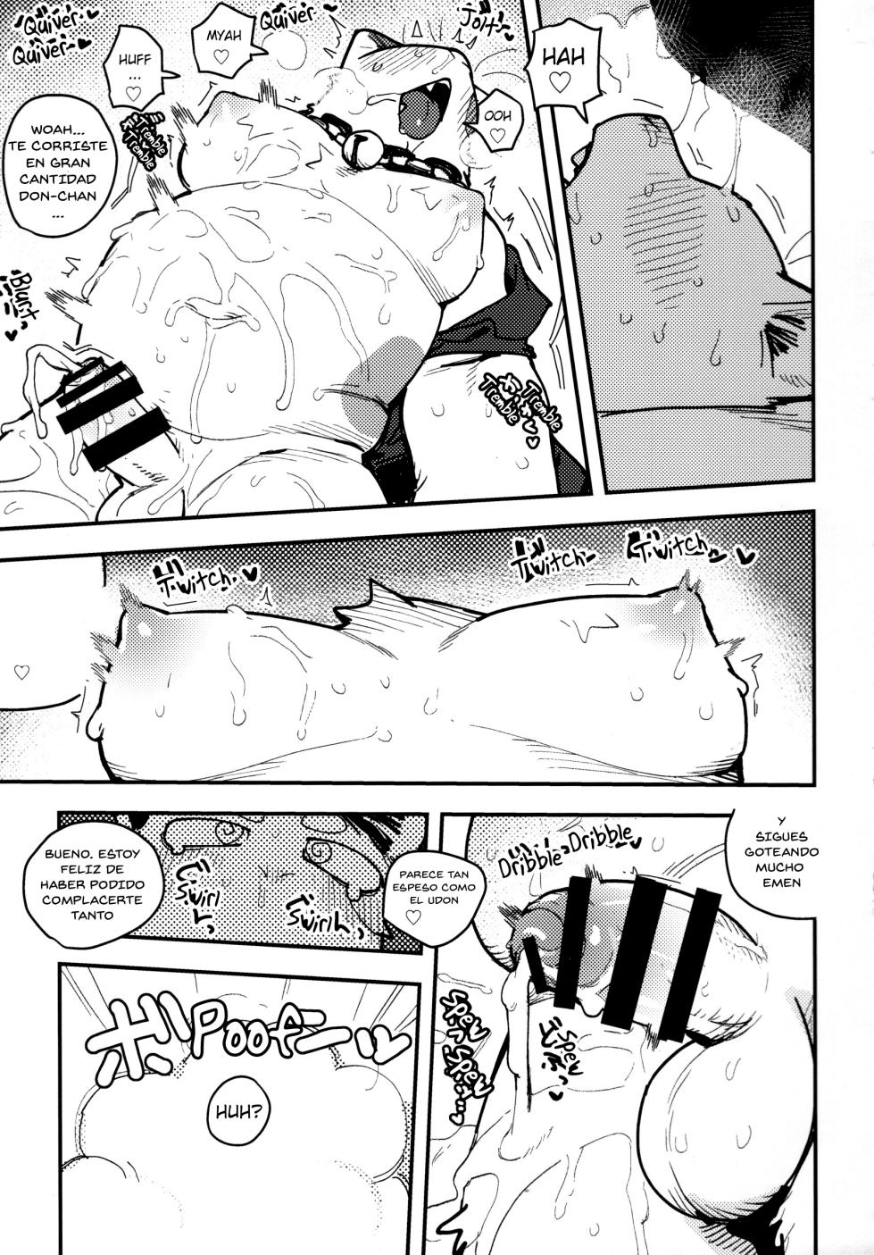 (Kansai Kemoket 9) [Rubber Cup Boys (INAX)] Do people who say how "Food is Delicious" a lot really have sensitive nipples?! [Spanish] - Page 19