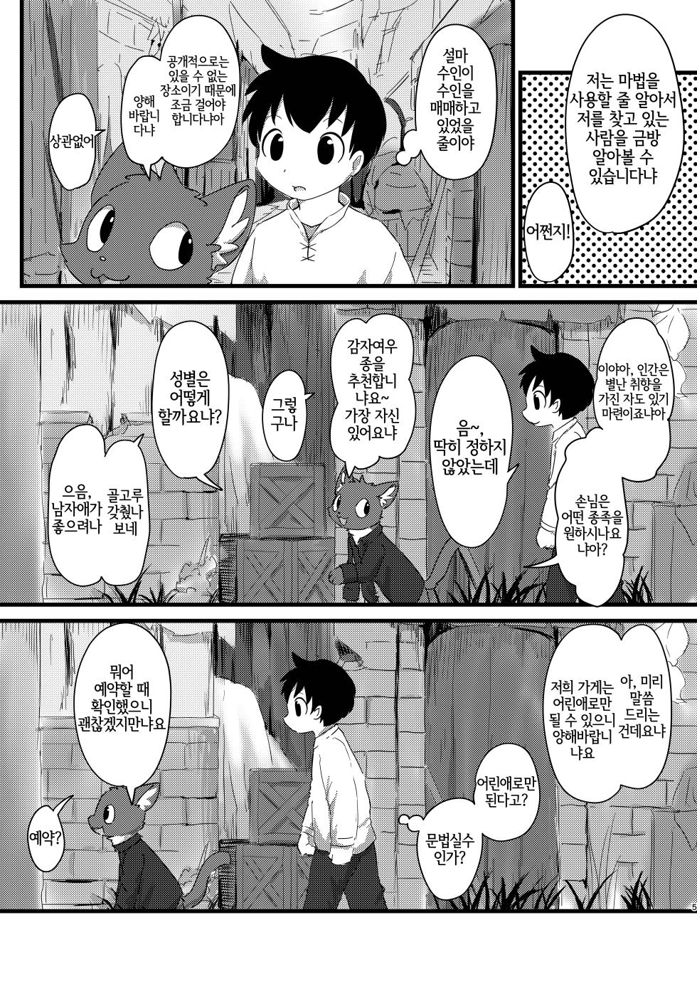 [Kitsune no Marutakoya (funyua)] Soota Kitsune ni Narou! | 쇼타여우가 되자! [Korean] [LWND] [Digital] - Page 4