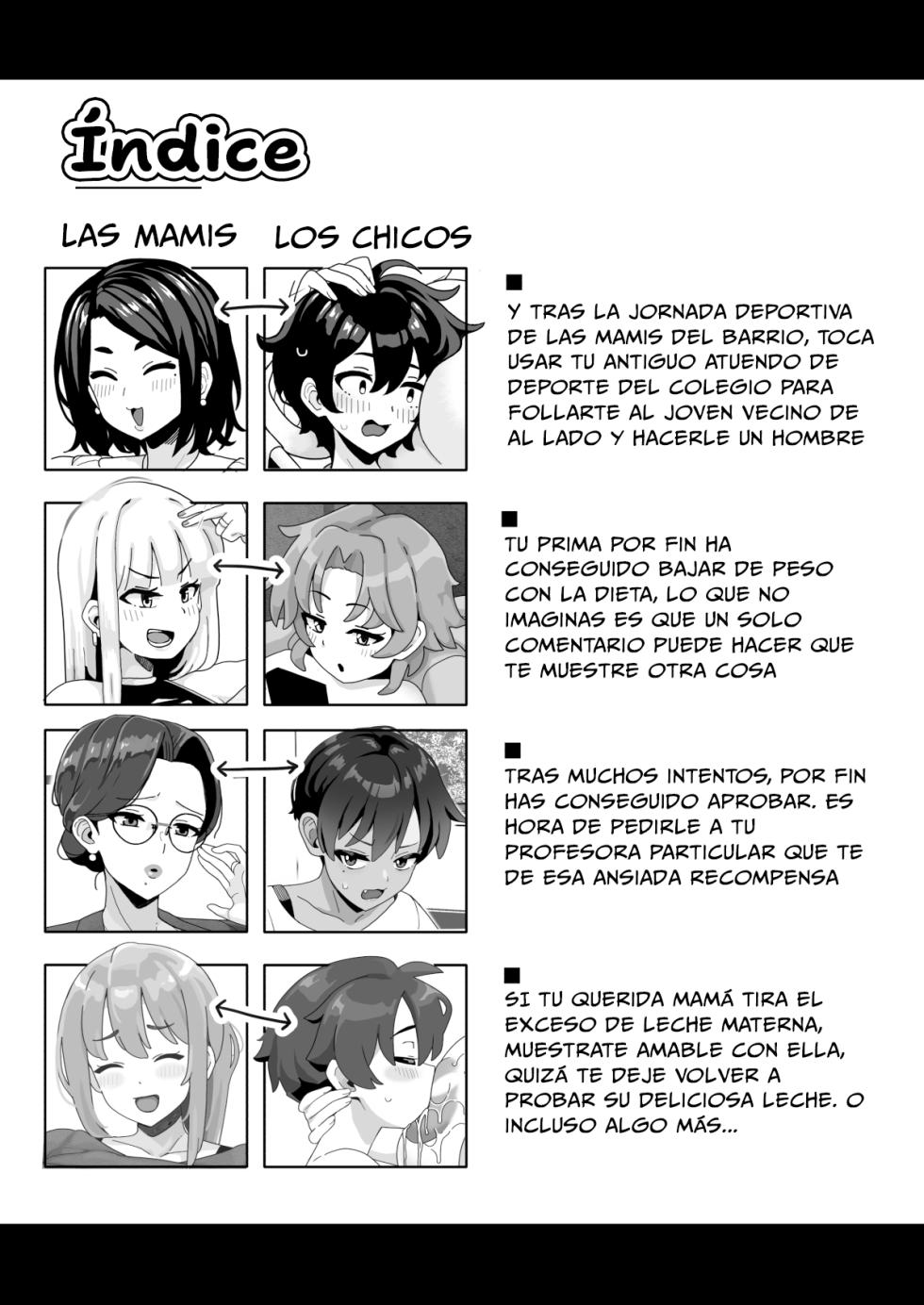 [Sasanoha Toro] Okaa-san Sedai no Toshiue Mama-san to Nama H Shite Haramasechau Hon 2 [Spanish] [Digital] - Page 2