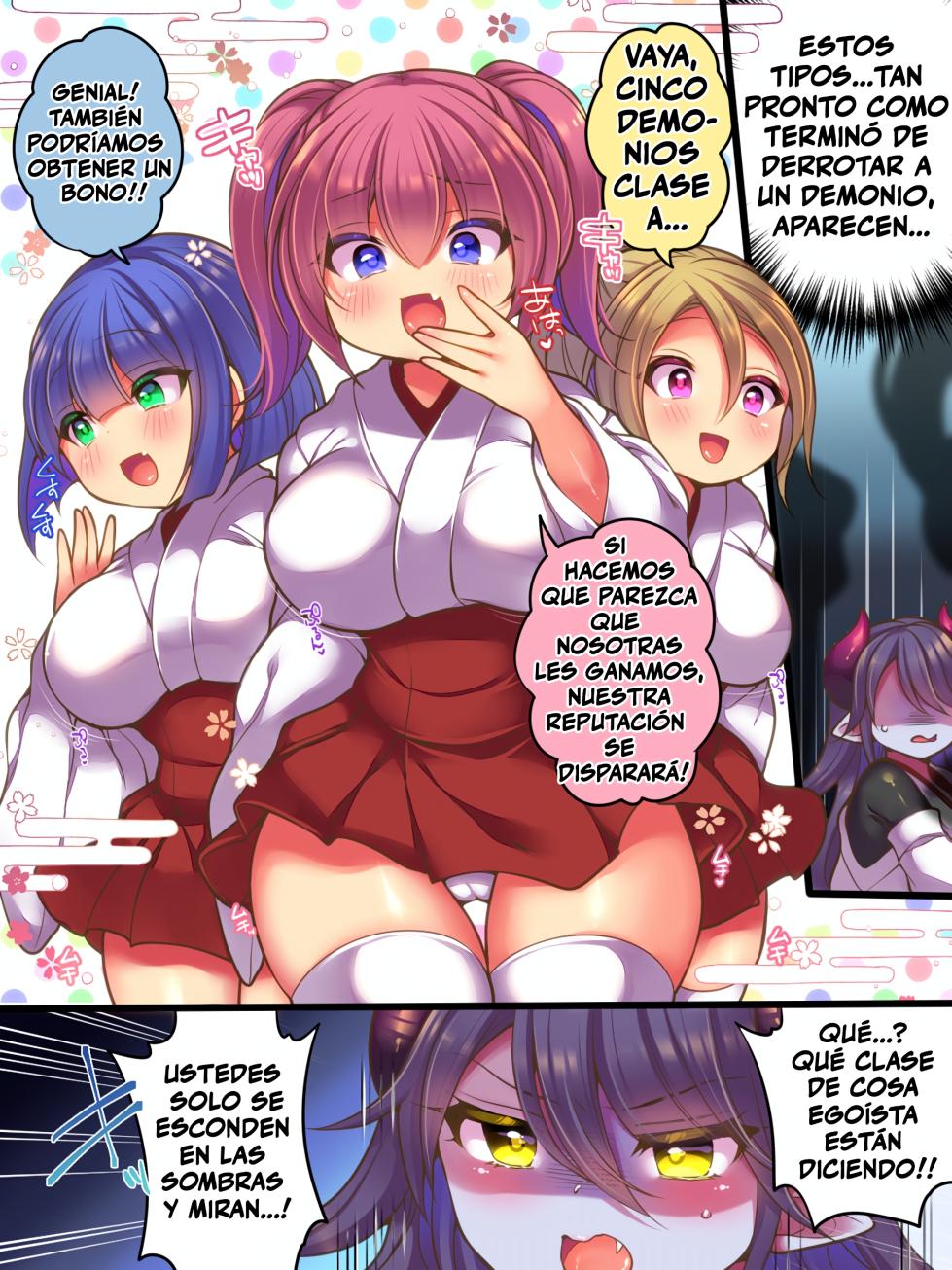 [Amuai Okashi Seisakusho (Reitou Mikan)] TS Succubus Taimashi VS Mesugaki Taimashi ~TS Succubus Taimashi Haiboku! Kutsujoku no Haiboku Les Rape~ [Spanish] [TF SCANS] - Page 8