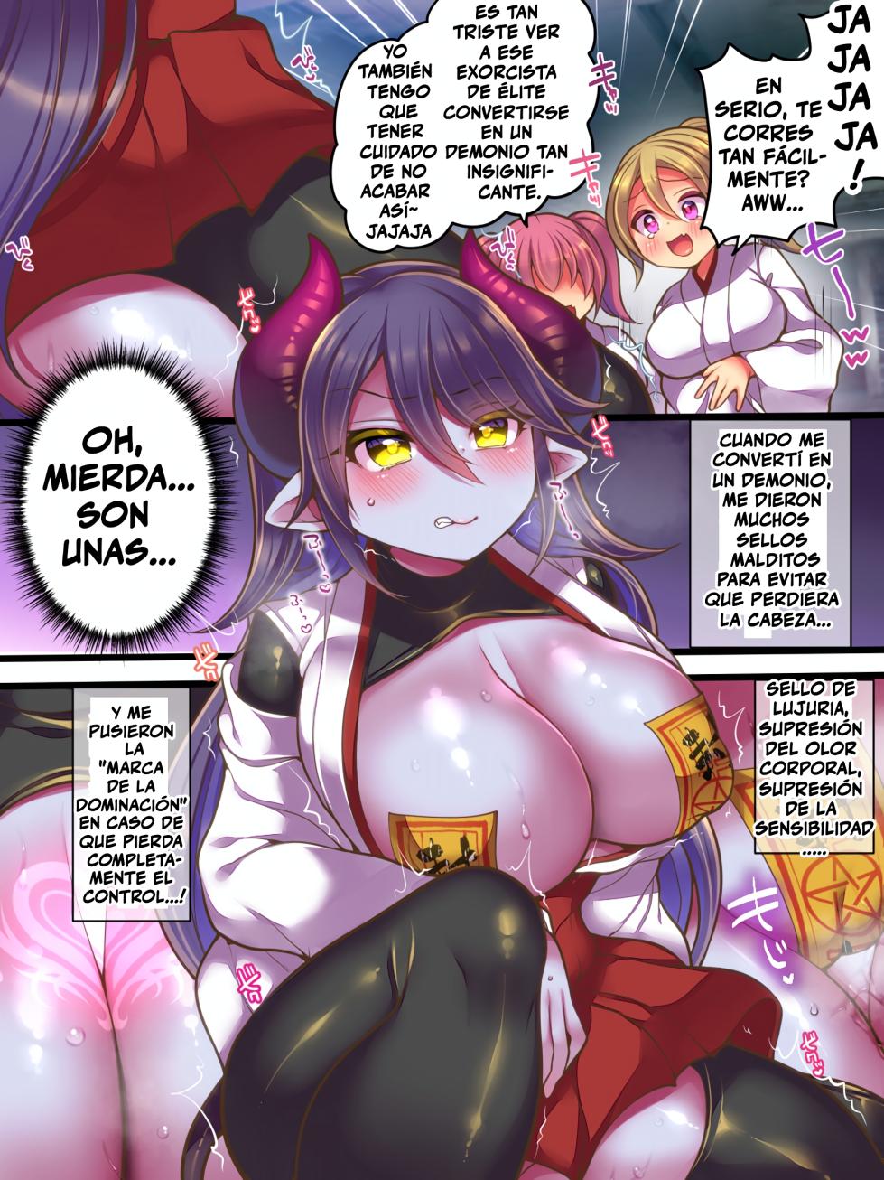 [Amuai Okashi Seisakusho (Reitou Mikan)] TS Succubus Taimashi VS Mesugaki Taimashi ~TS Succubus Taimashi Haiboku! Kutsujoku no Haiboku Les Rape~ [Spanish] [TF SCANS] - Page 10