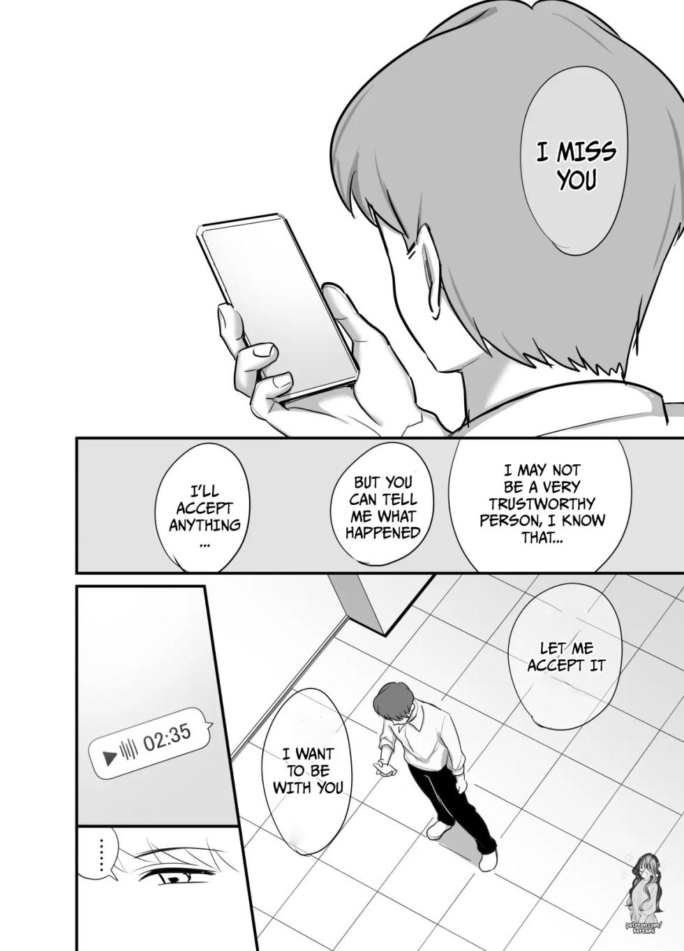 [Botamochi] Masaka Ano Oni Joushi ga Ore no SeFri ni Naru nante... 4 ~ Oni Joushi to Kokoro to Karada Kasaneru Jun'ai Kekkon Shoya | I never thought that diabolical boss would become my sex friend 4 [English] - Page 37
