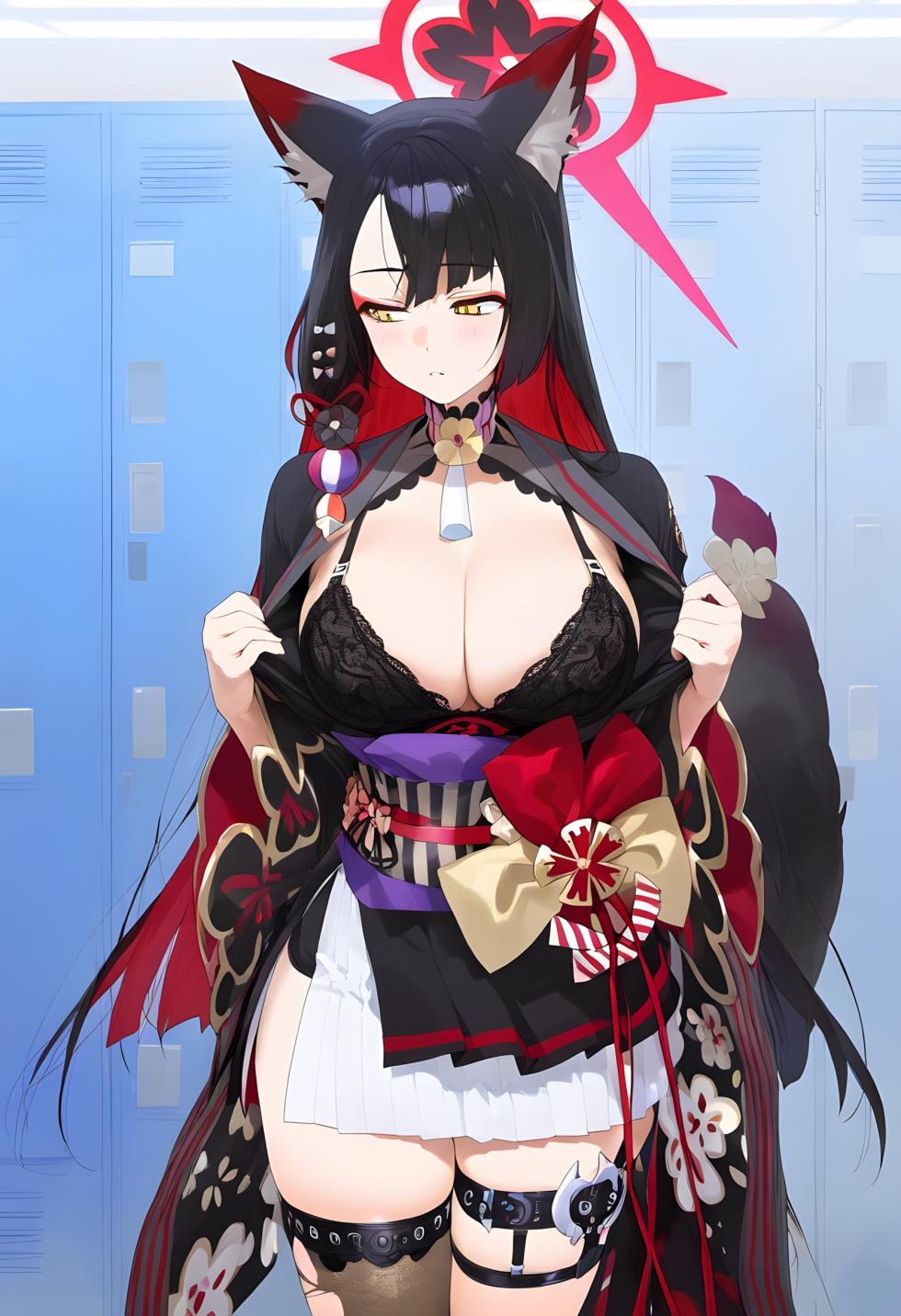 (Taugust) Wakamo locker room [AI Generated] - Page 5
