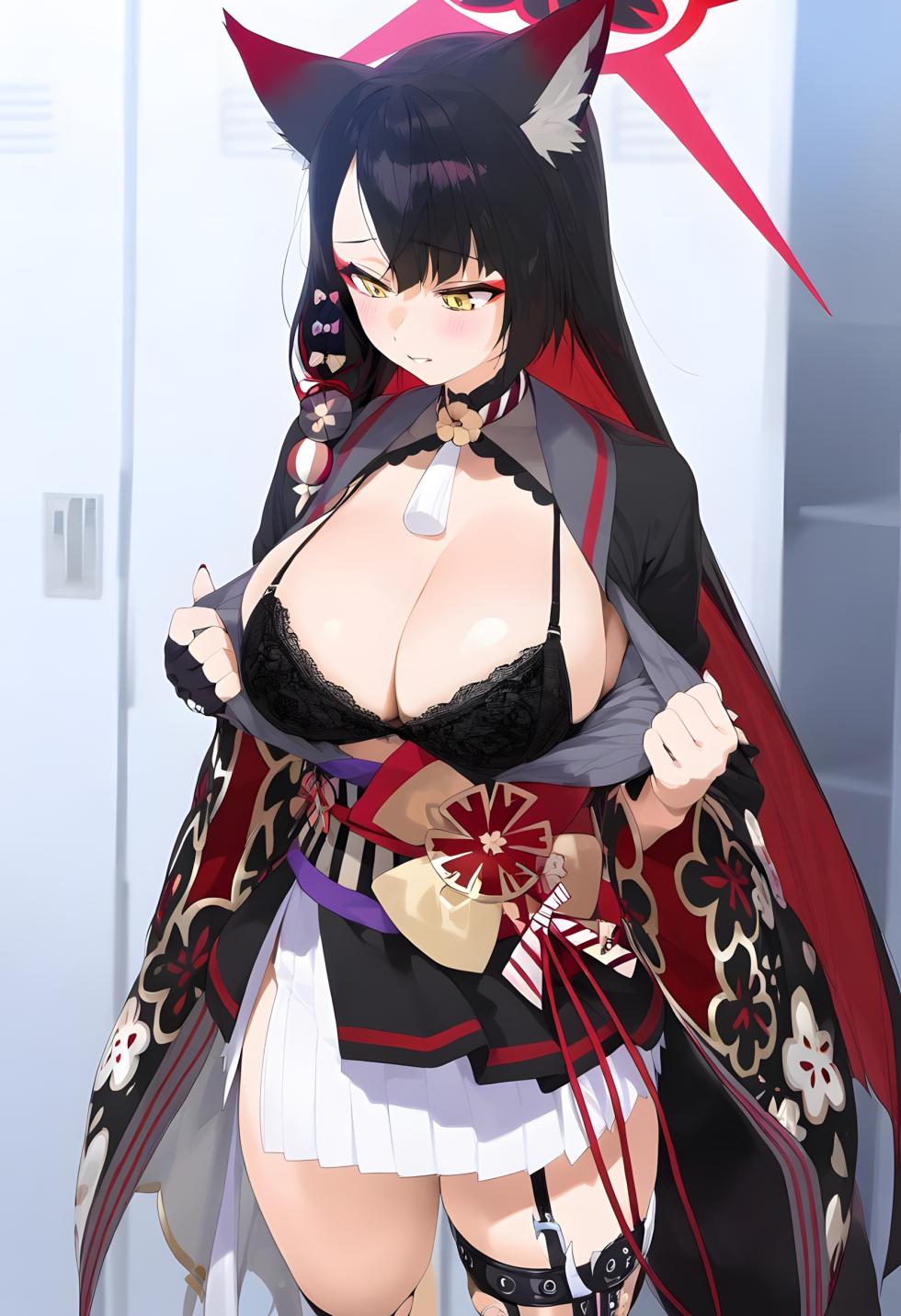 (Taugust) Wakamo locker room [AI Generated] - Page 7