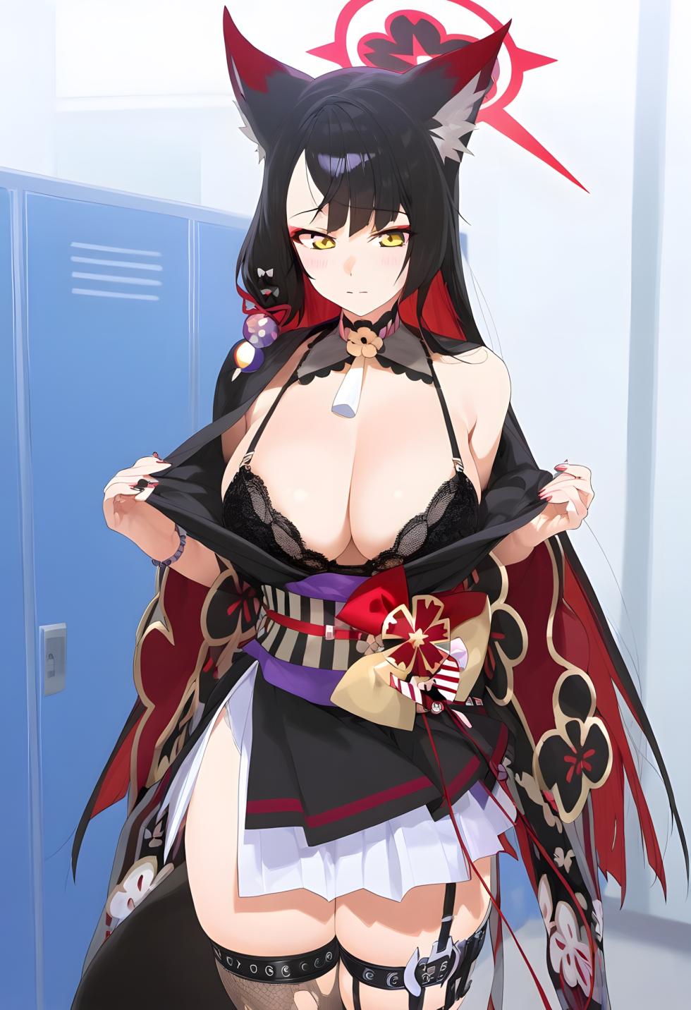 (Taugust) Wakamo locker room [AI Generated] - Page 9