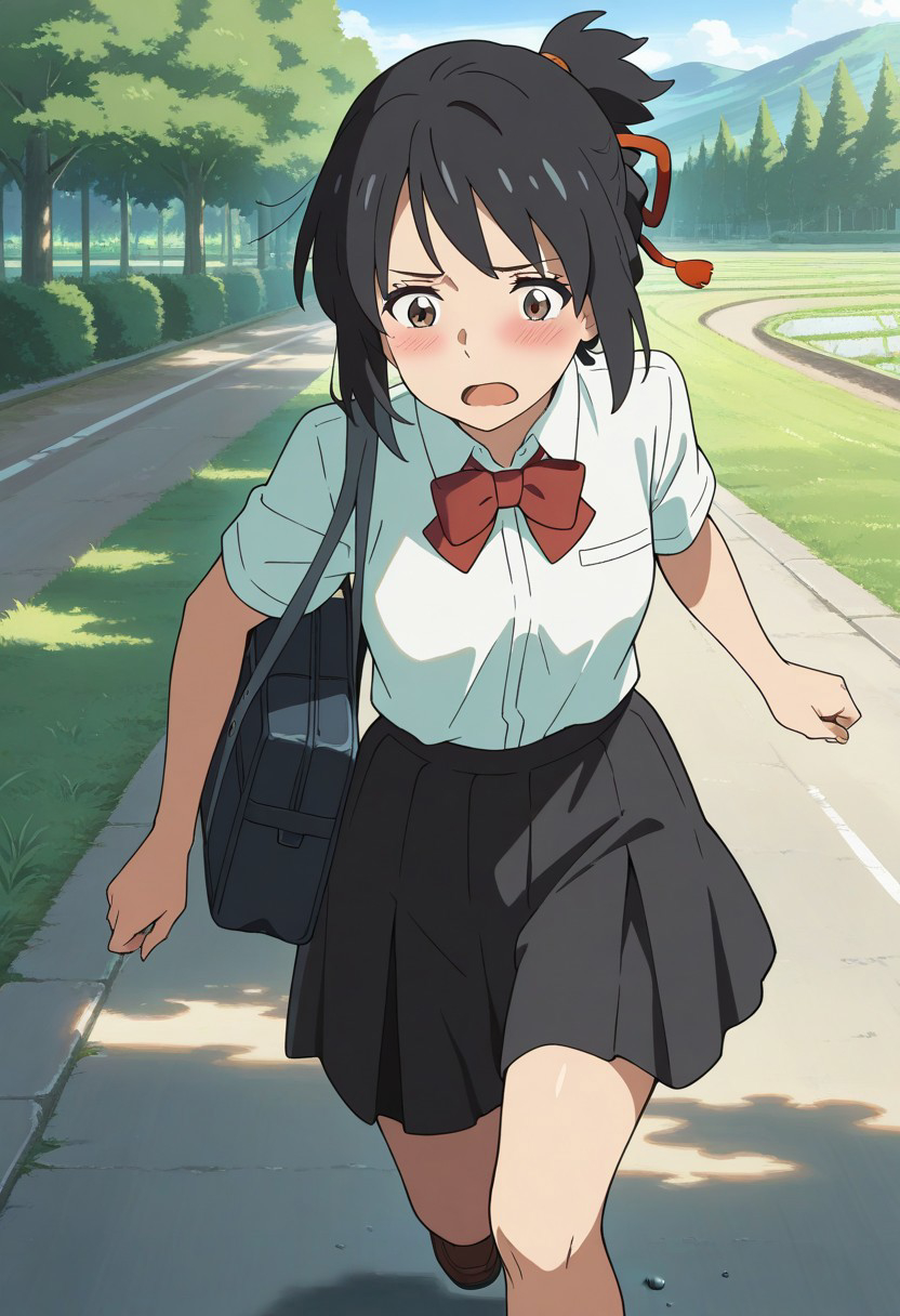 [PATREON]Mitsuha sex in the woods[AI generated] - Page 7