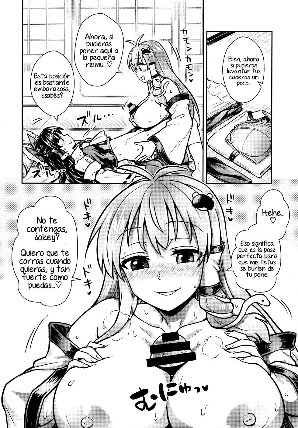 (C95) [110-GROOVE (Itou Yuuji)] Sanae-san no Oharai Daisakusen (Touhou Project) [Spanish] [Shanghai_Project] - Page 9