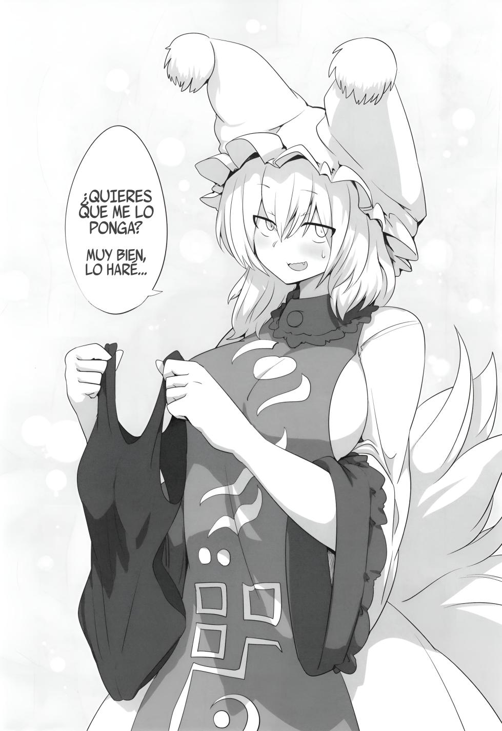 (Shuuki Reitaisai 5) [RTD (Mizuga)] Ran-sama ni Kite Moratte Suru Hon A Book About Dressing up Ran-sama (Touhou Project) [Spanish] [Shanghai Project] - Page 2