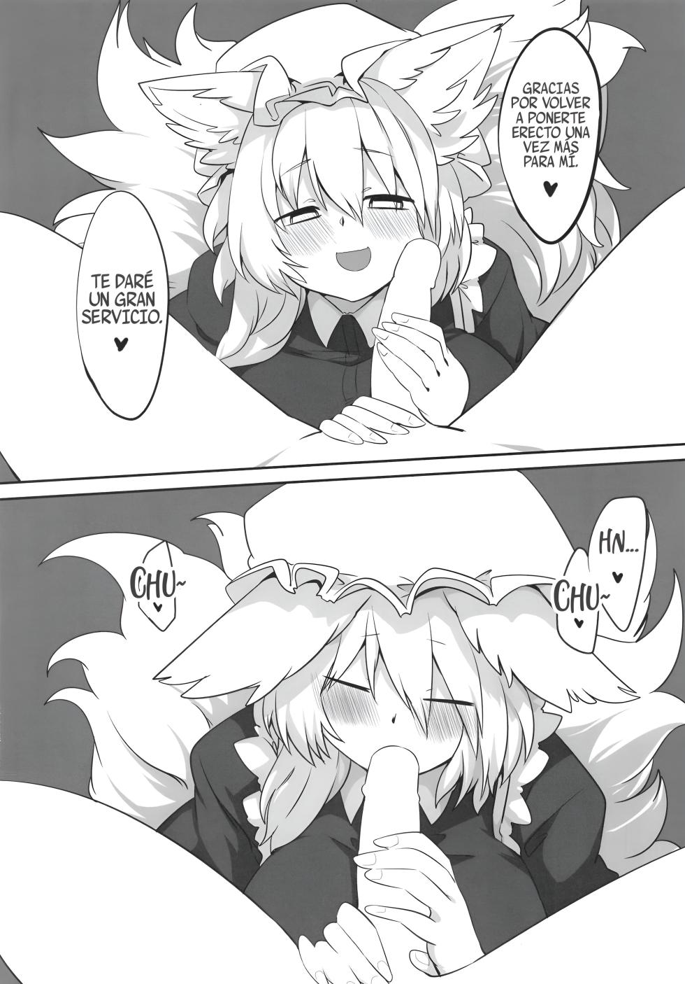 (Shuuki Reitaisai 5) [RTD (Mizuga)] Ran-sama ni Kite Moratte Suru Hon A Book About Dressing up Ran-sama (Touhou Project) [Spanish] [Shanghai Project] - Page 19