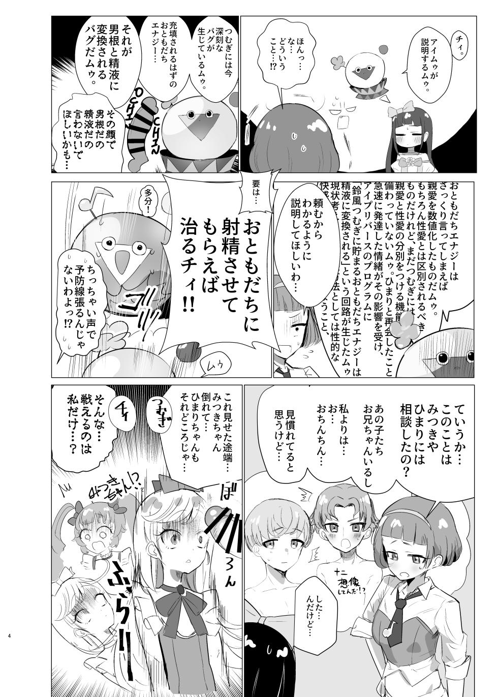 [Ika no Nachos (Ikabe)] Chii wa Tanomeba Nan demo Shite Kureru (Himitsu no AiPri) [Digital] - Page 3