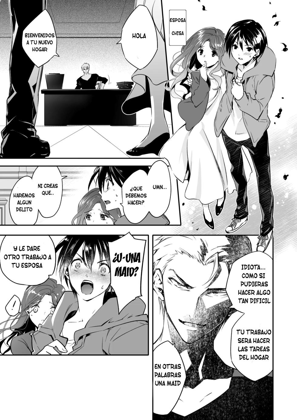 [Chijoku An (Cardinal)] Mesu Ochi no Kashaku ~Tsuma o Netotta Otoko no Seitenka Maid ni Sareta Seinen~ [Spanish] [TF Scans] - Page 4