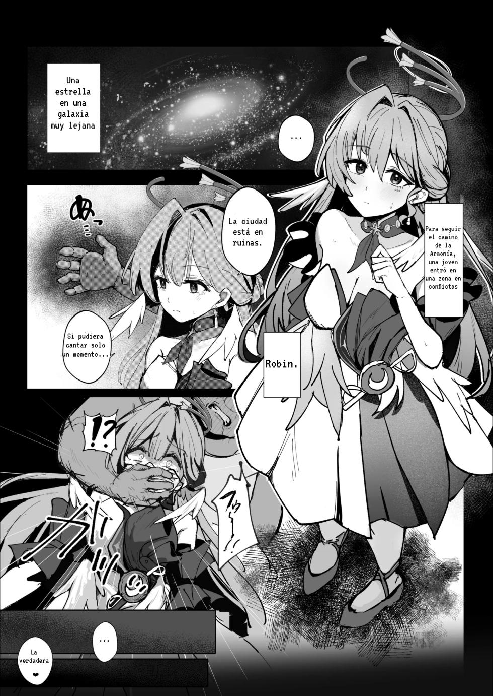 [MeichougiJuku (Tokiba)] Boku dake no Uta Hime - Only My Robin｜Sólo Mi Robin - Mi Propia Diva Persolal (Honkai: Star Rail) [Spanish] [All-cups] [Digital] - Page 2
