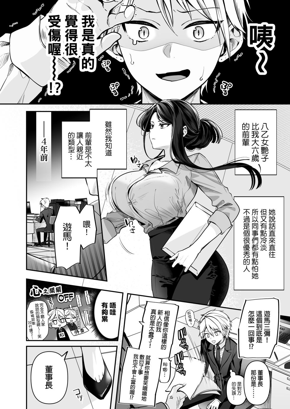 [Maro Chaan (Yuna Maro)] Deka Onna Joushi to Moto Chara Otoko no Kouhai-kun #1｜高個女上司與前輕浮男後輩 1 [Chinese] [Decensored] [Digital] - Page 5