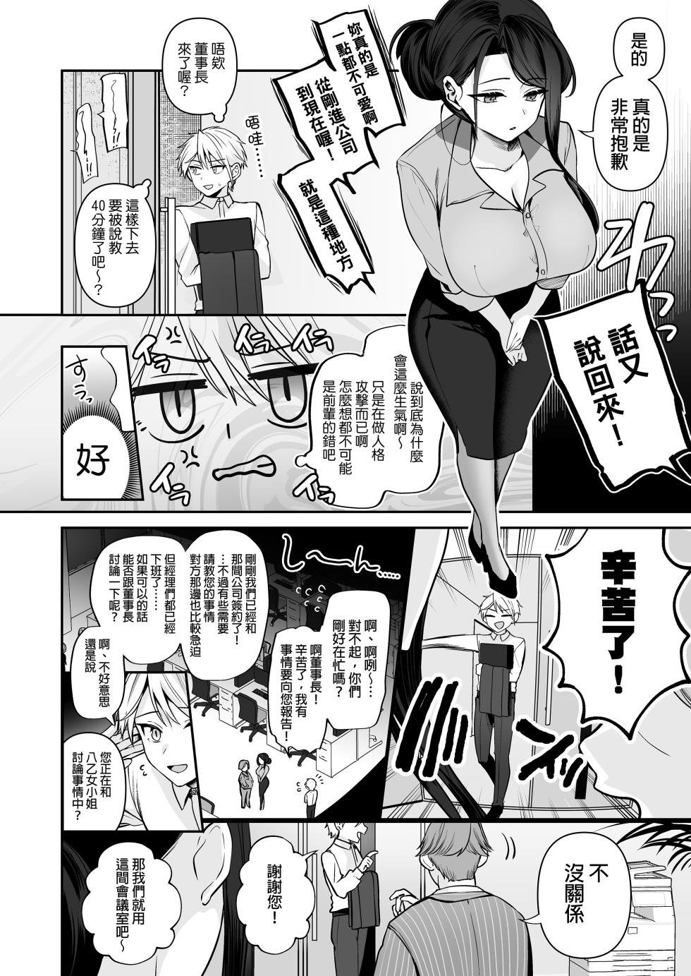 [Maro Chaan (Yuna Maro)] Deka Onna Joushi to Moto Chara Otoko no Kouhai-kun #1｜高個女上司與前輕浮男後輩 1 [Chinese] [Decensored] [Digital] - Page 13