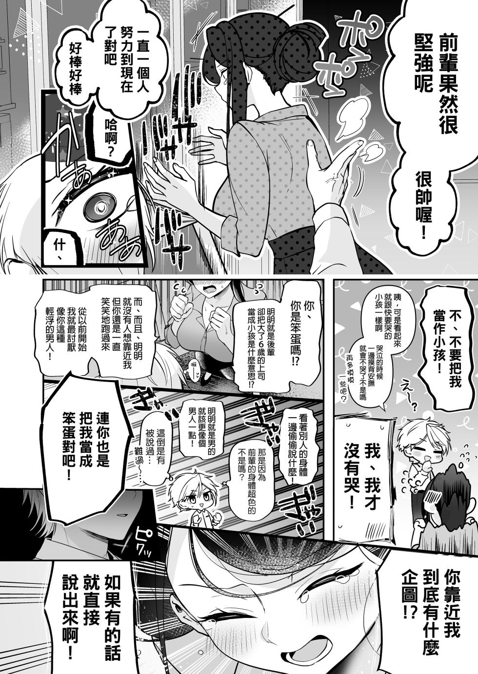 [Maro Chaan (Yuna Maro)] Deka Onna Joushi to Moto Chara Otoko no Kouhai-kun #1｜高個女上司與前輕浮男後輩 1 [Chinese] [Decensored] [Digital] - Page 19