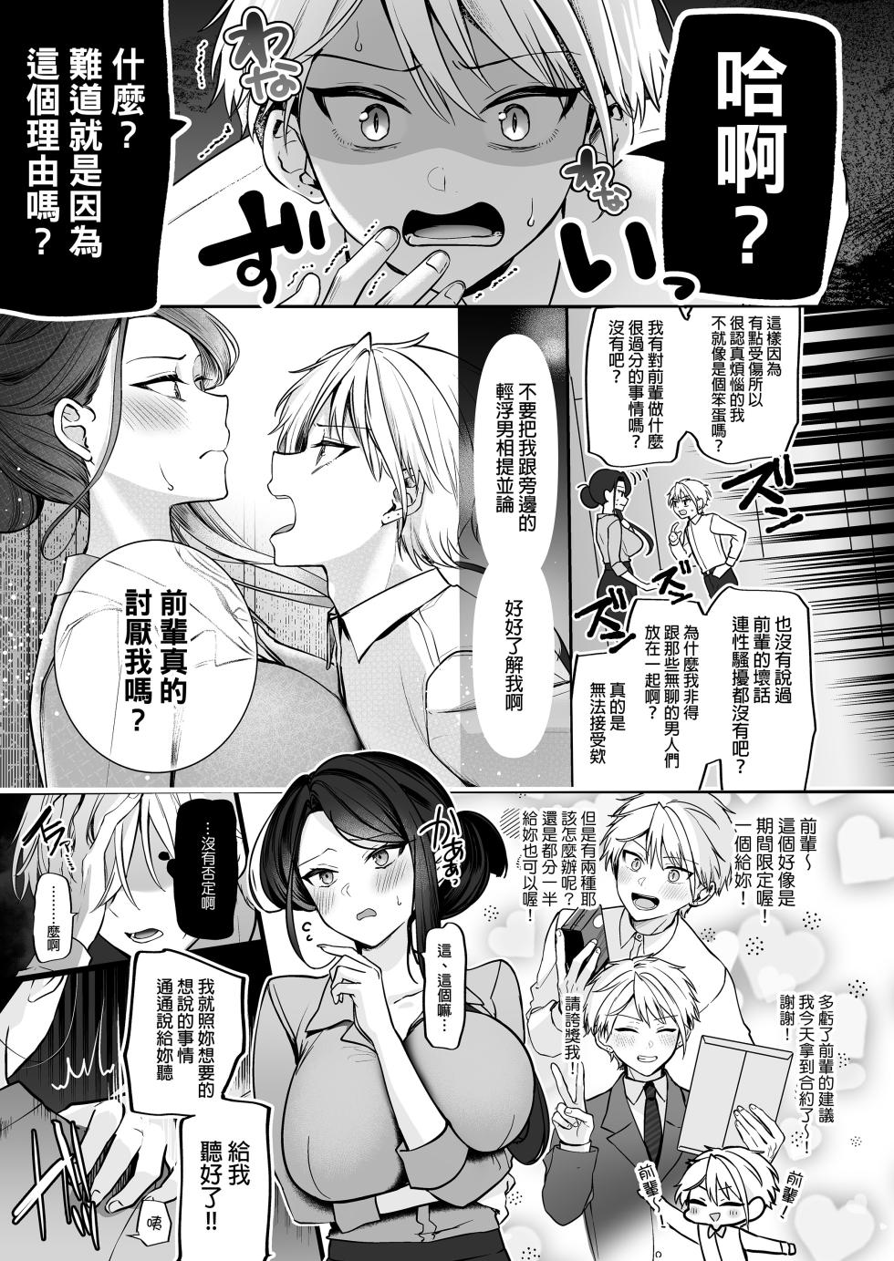 [Maro Chaan (Yuna Maro)] Deka Onna Joushi to Moto Chara Otoko no Kouhai-kun #1｜高個女上司與前輕浮男後輩 1 [Chinese] [Decensored] [Digital] - Page 20