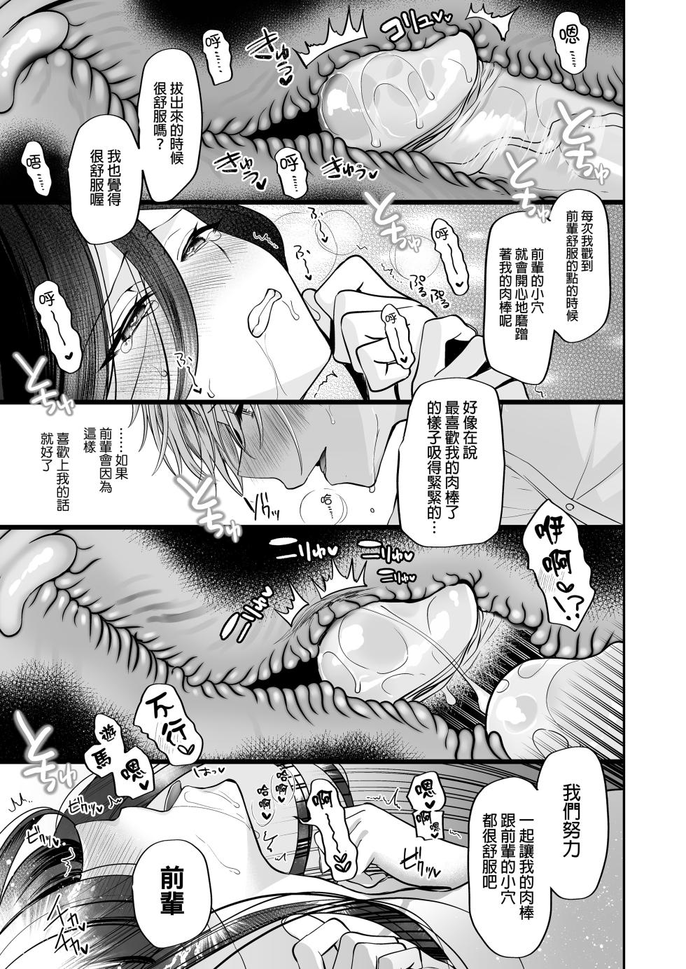 [Maro Chaan (Yuna Maro)] Deka Onna Joushi to Moto Chara Otoko no Kouhai-kun #1｜高個女上司與前輕浮男後輩 1 [Chinese] [Decensored] [Digital] - Page 38