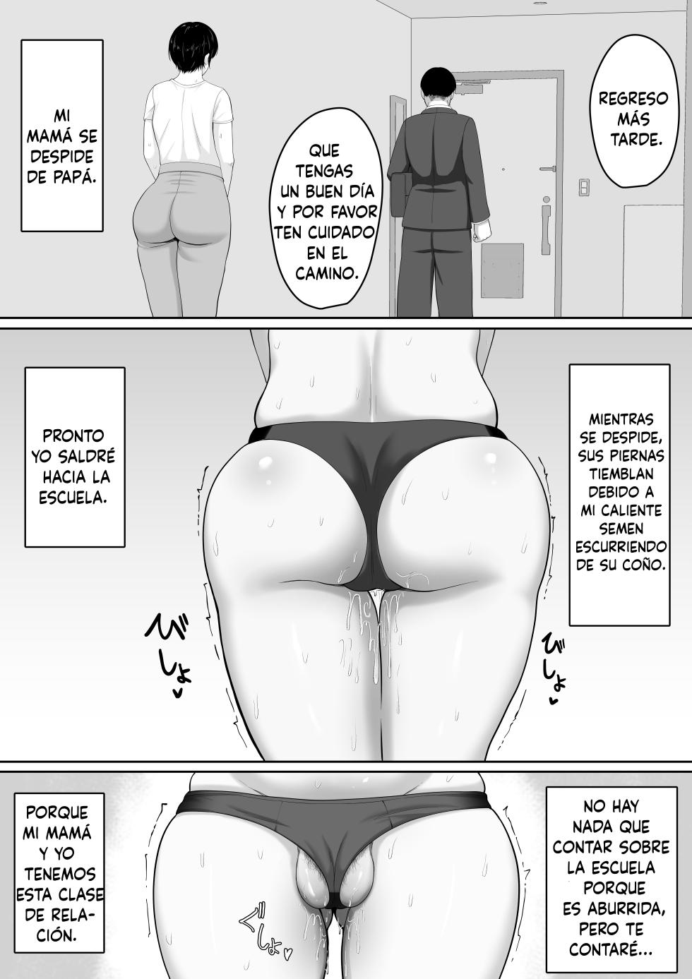 [Kuruto] Sekkusu Resu No Kyonyū Haha Ni Nori De Chaku Sa se Ta Mizugi Ga Ero Sugi Ta Node Chichi No Kawari Ni Chinpo chā Re Tara Mainichi Nori De Naka-dashi Sa se Te Kureru Yō Ni Na~tsu Ta Hanashi (Spanish) - Page 7