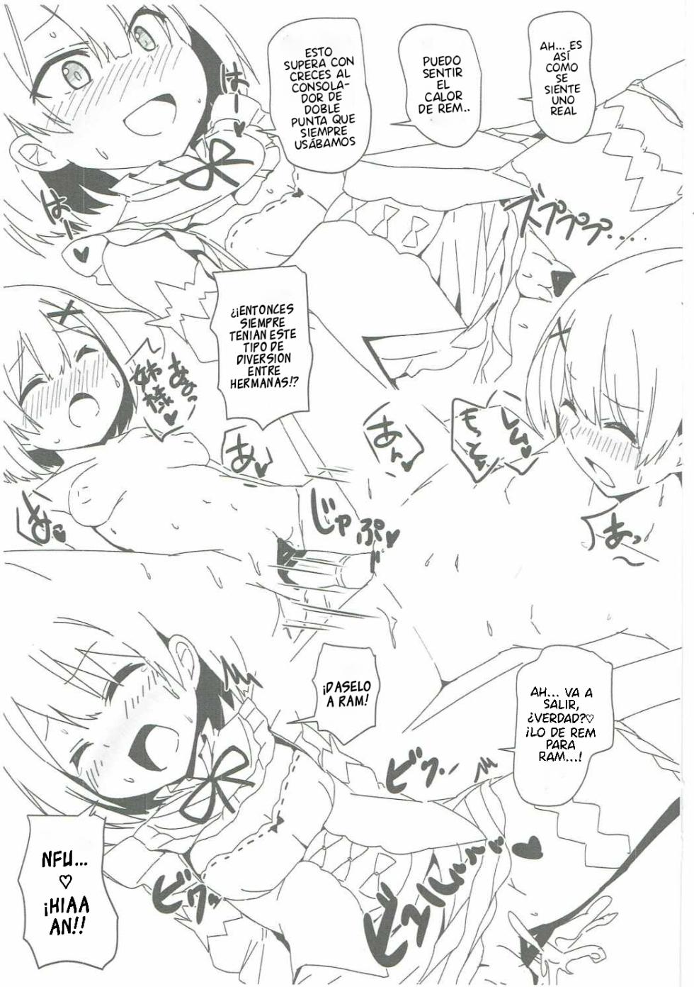 (C90) [Milk Pudding (Milk Jam)] C90 Kaijou Genteibon (Re:Zero kara Hajimeru Isekai Seikatsu)[Spanish] - Page 7
