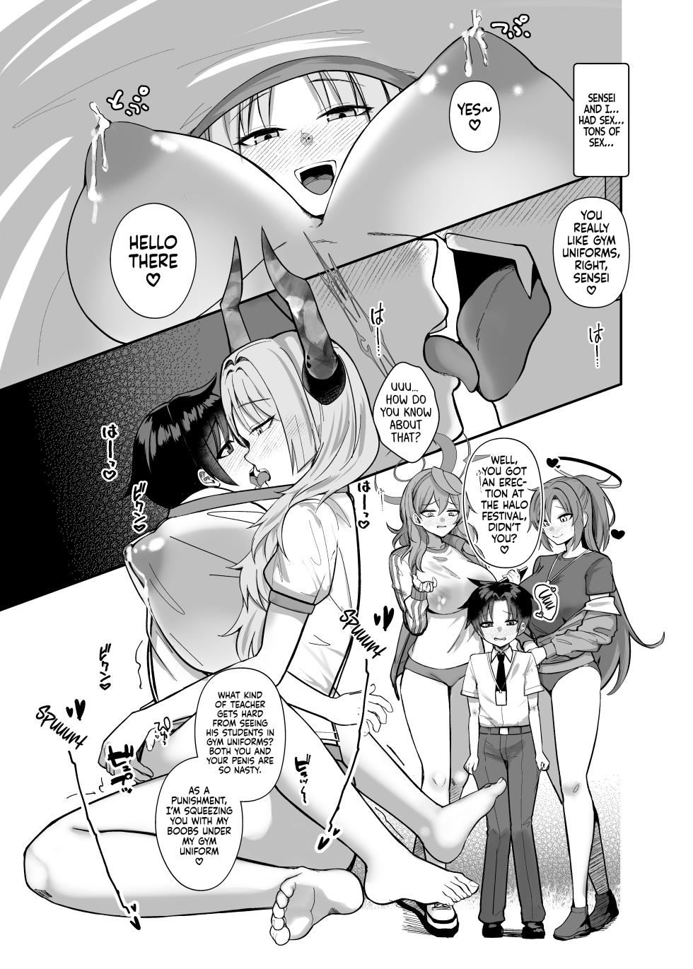 [Awa no Chikara (Kibouou Soap)] Sensei wa Dandan Seitsuu shitaku naa ~ru ♡ | Sensei... Relax... You’re Gonna Ejaculate... Over and Over Again… (Blue Archive) [English] [Tabunne Scans] [Digital] - Page 31
