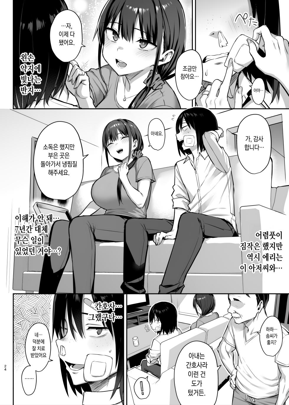 [Ichibocchi (Ichinomiya Yuu)] Zutto Suki datta Kyonyuu Osananajimi ga Furyou-tachi ni Moteasobareta Nanukakan Sonogo | 줄곧 좋아했던 거유 소꿉친구가 양아치들한테 희롱당한 7일간 그 후 [Korean] - Page 25