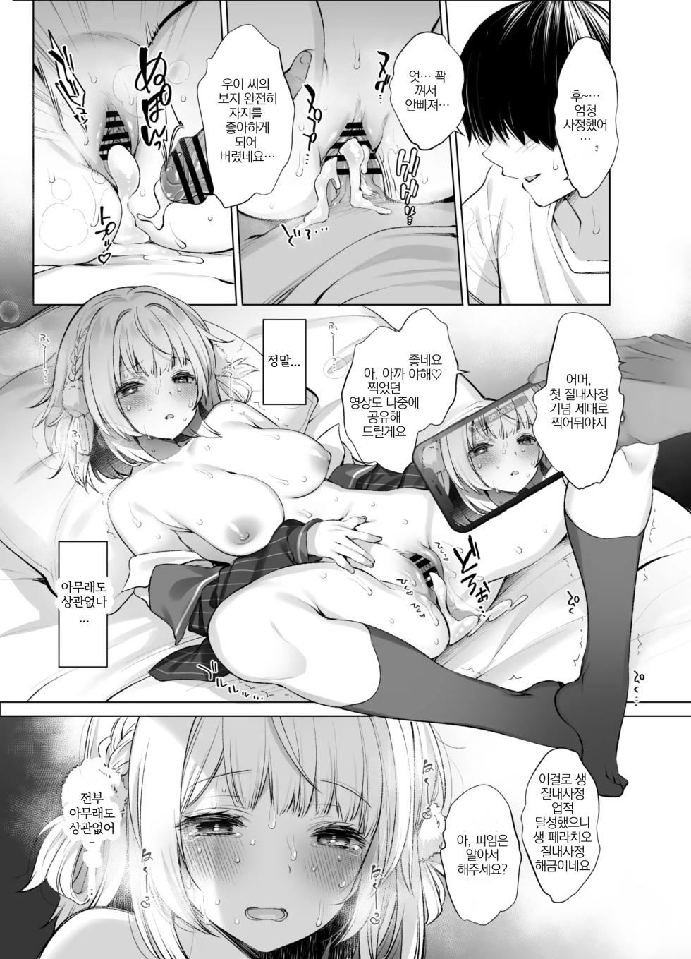 [French letter (Fujisaki Hikari)] Idol Kamieshi -Kairaku Ochi no Kiroku- | 아이돌 신급 작가 -쾌락에 타락한 기록- (Shigure Ui) [Korean] [Digital] - Page 40