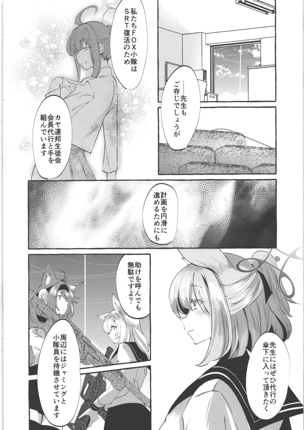 (C106) [Cross Country. (Kurokan)] Otodoke Mono desu Sensei (Blue Archive) - Page 5