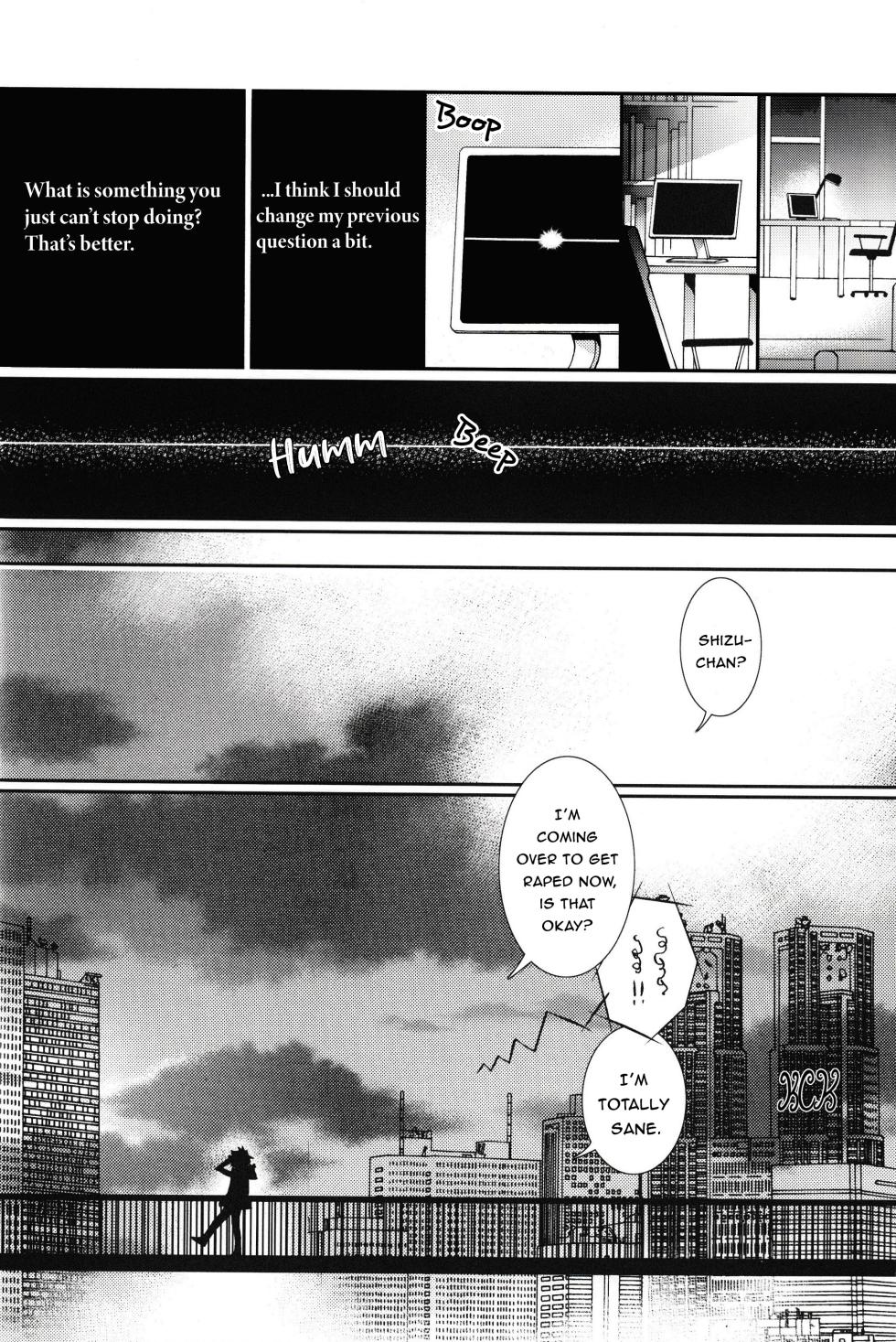 [Keenism] Yametaino -Durarara dj [ENG] {KCK-Amateur Scans} - Page 11